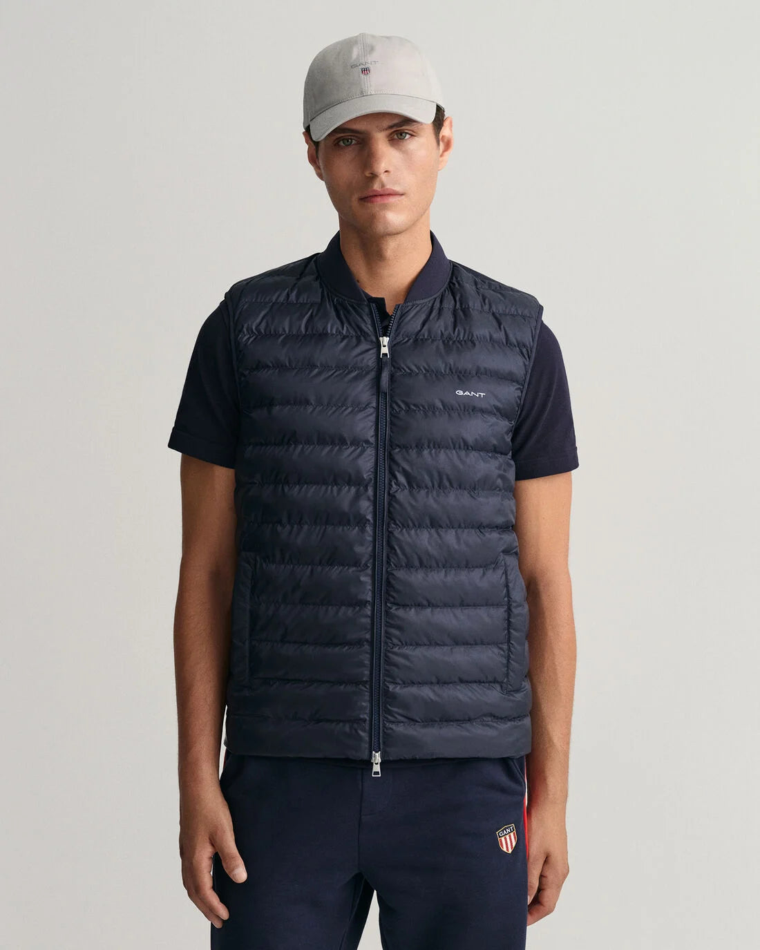 Navy light padded bodywarmer Gant - 7006301/433
