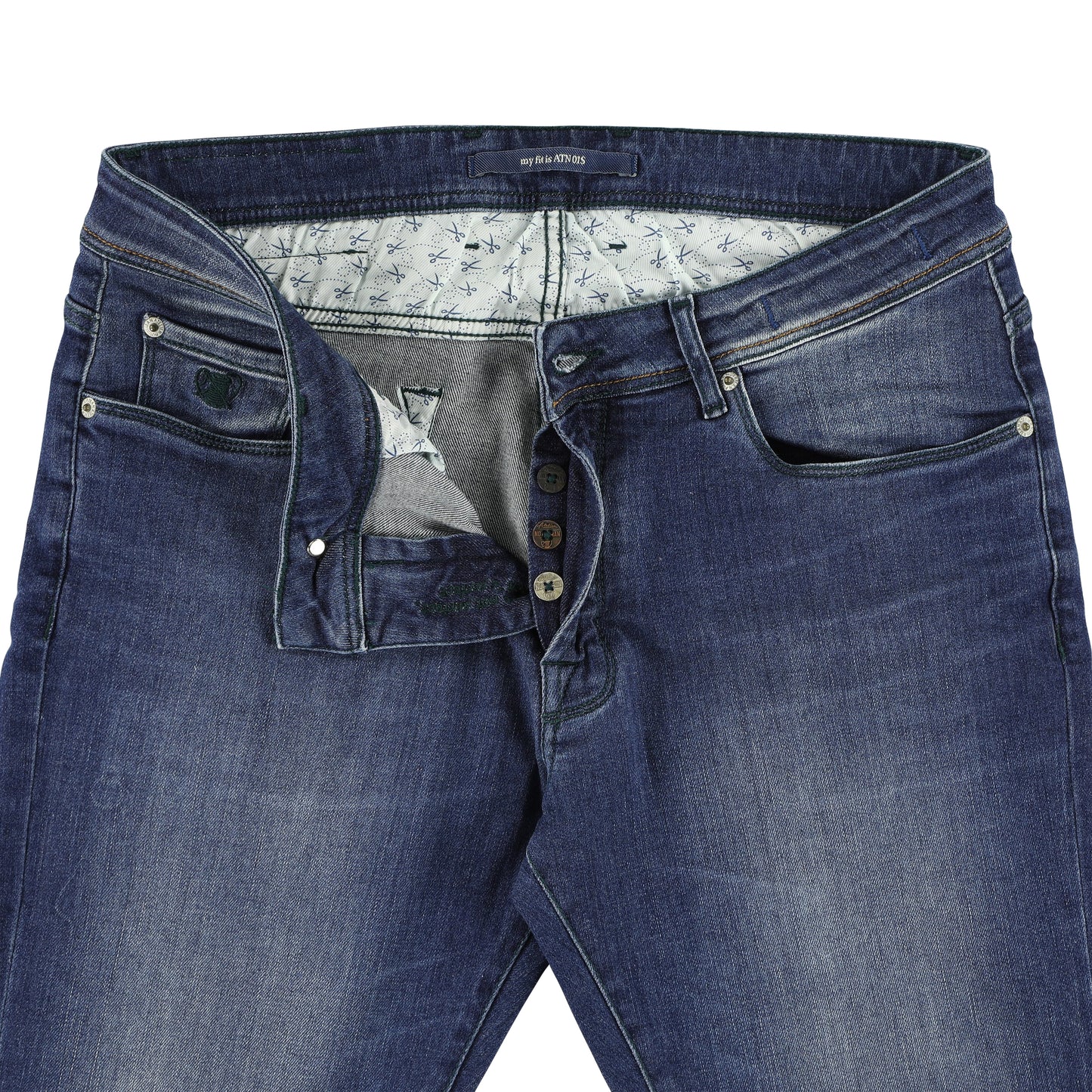 Indigo slim fit jeans Atelier Noterman - 0638/101