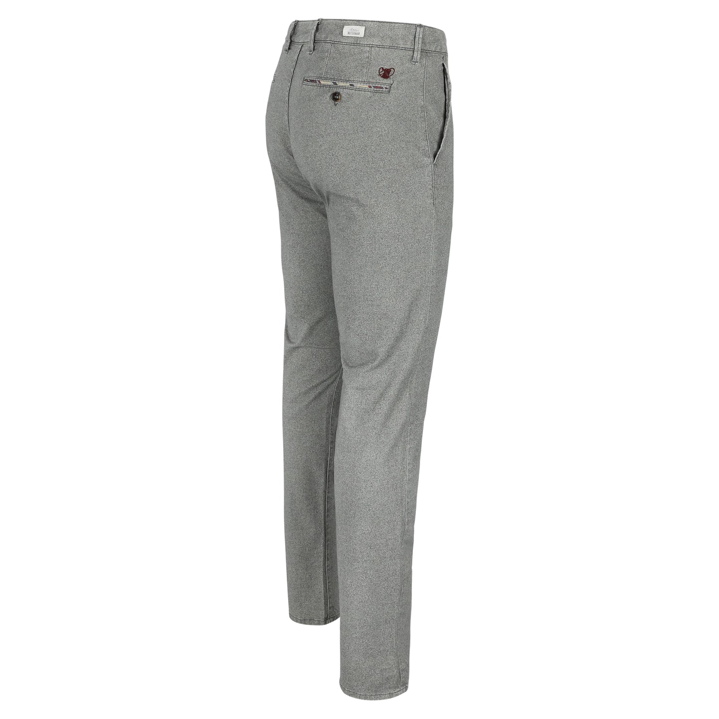 Grey cotton slim fit trousers Atelier Noterman - 1727/710