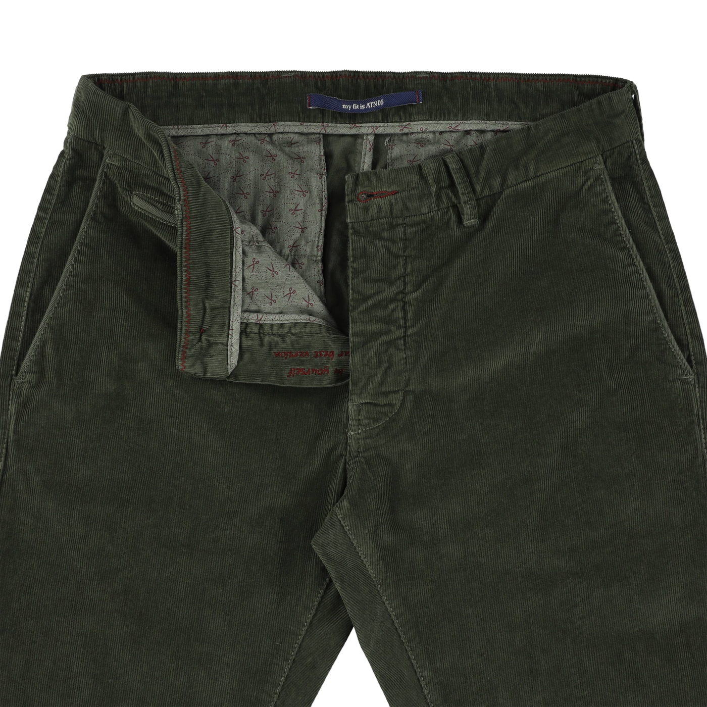 Beige corduroy slim fit trousers Atelier Noterman - ATN05-A78 1585/726