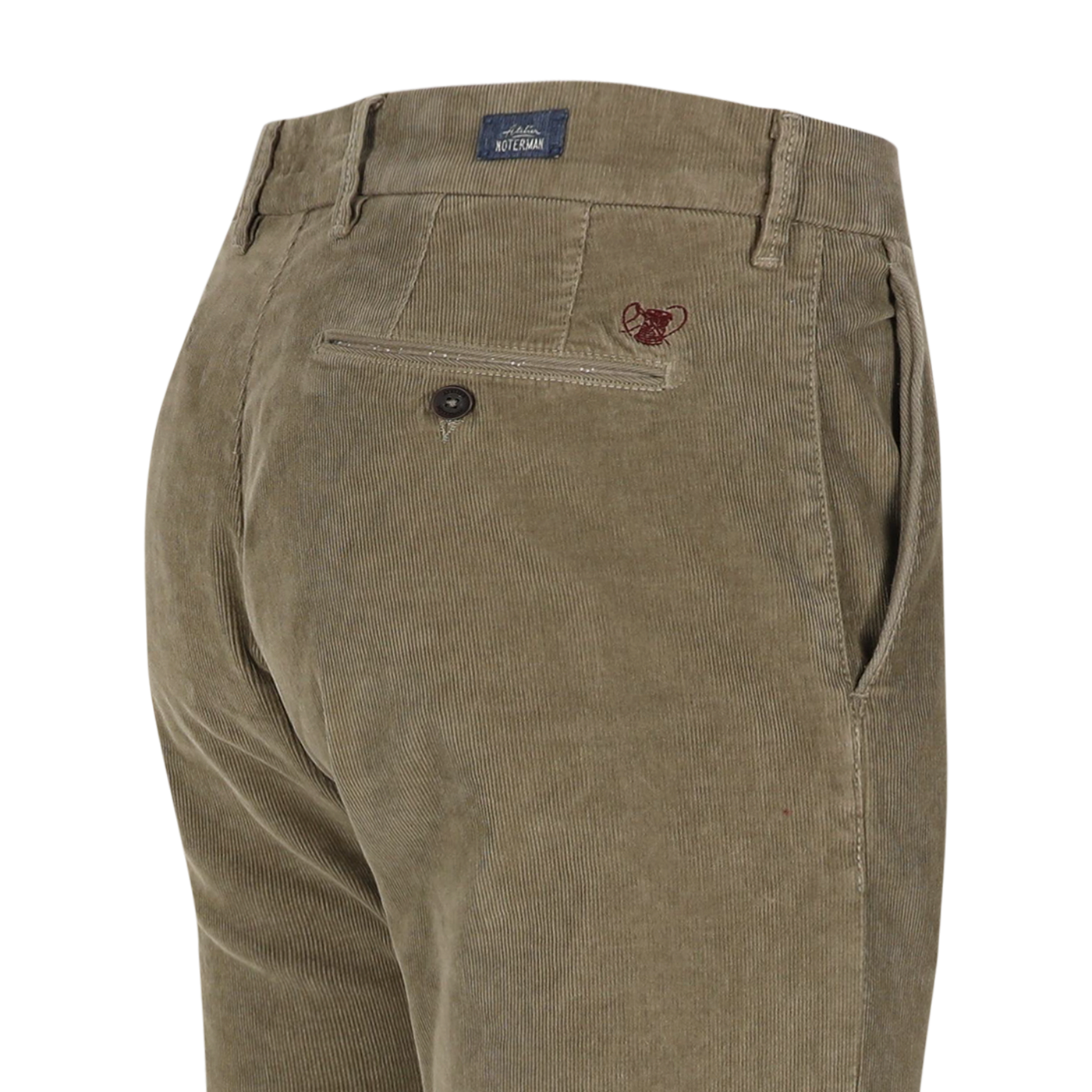 Beige corduroy slim fit trousers Atelier Noterman - ATN05-A78 1585/726