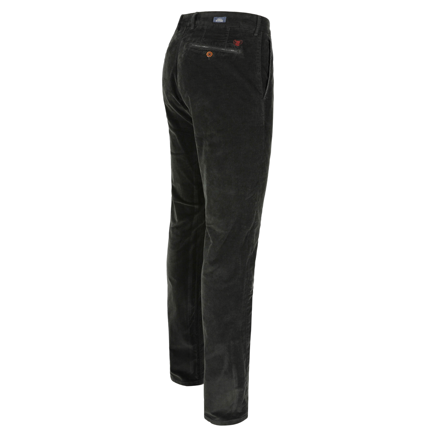 Burgundy moleskin slim fit trousers Atelier Noterman - ATN05-A78 1950/408