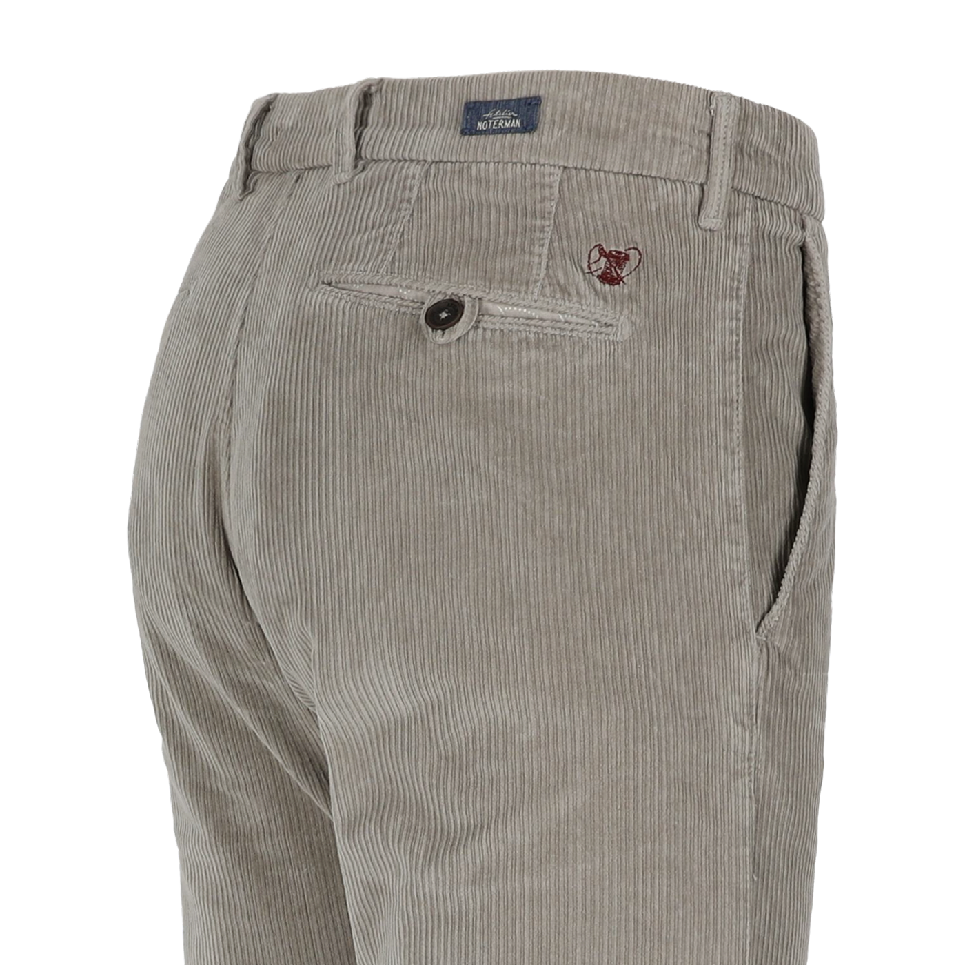 Beige corduroy slim fit trousers Atelier Noterman - ATN05-A79 1802/726