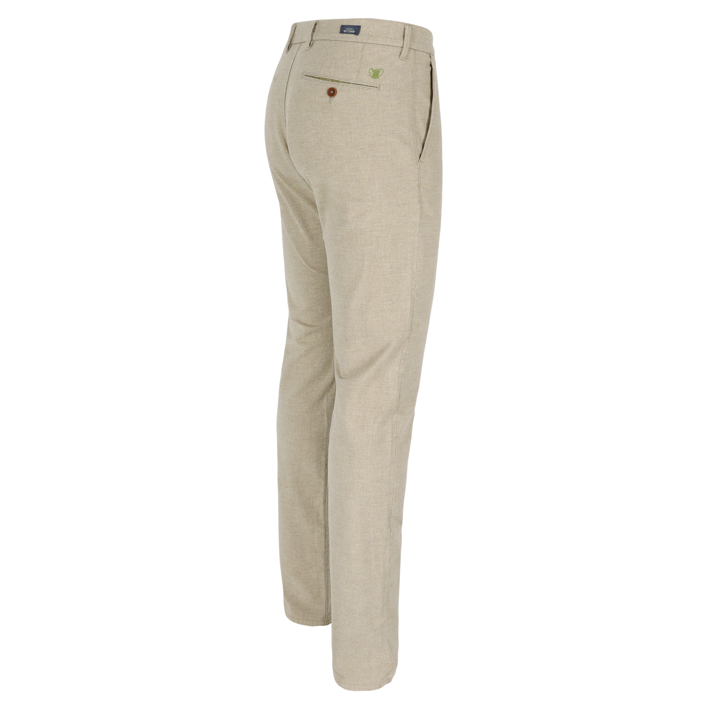 Beige cotton slim fit trousers Atelier Noterman - ATN05-A80 1937/725