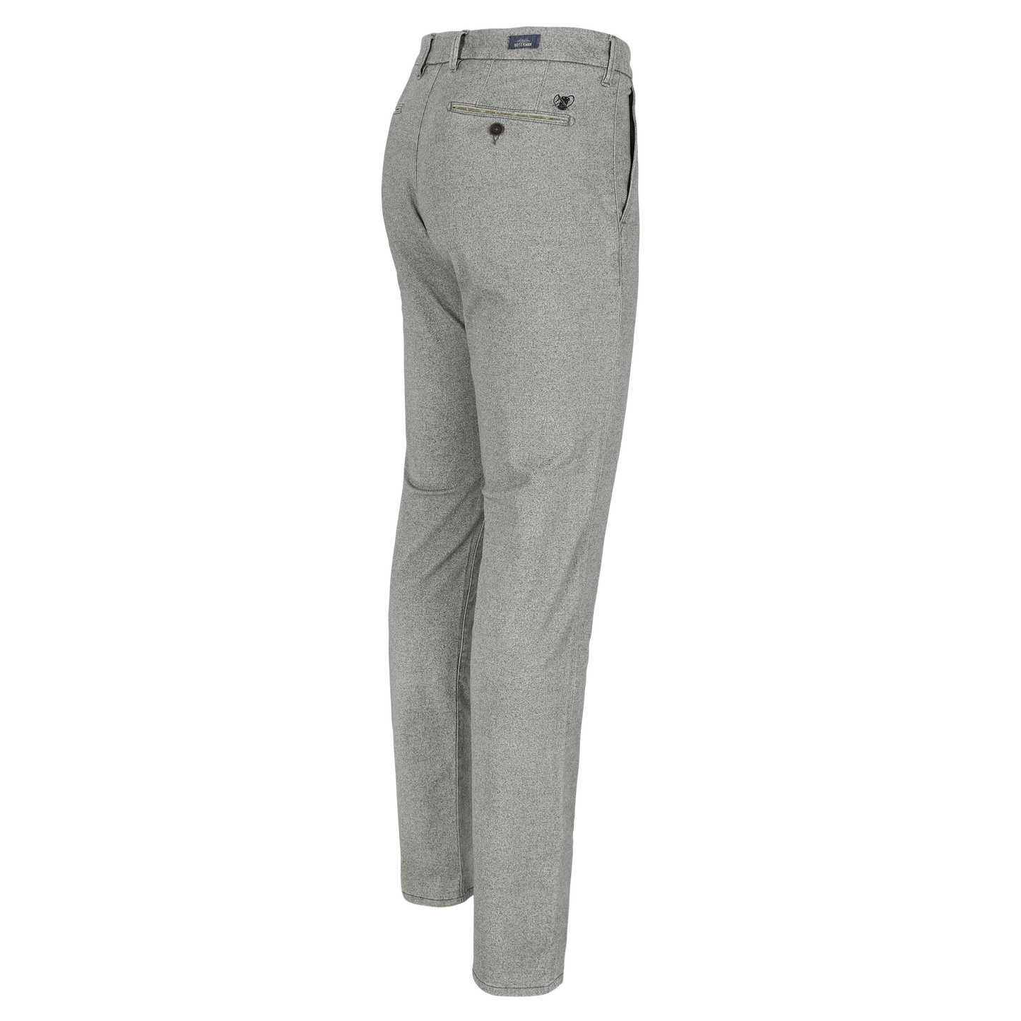 Light grey cotton slim fit trousers Atelier Noterman - ATN05-A81 1727/710
