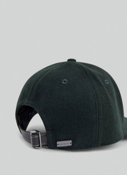 Dark green flannel cap Hackett - HM042467/665