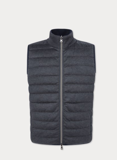 Navy grey reversible bodywarmer Hackett - HM403242/971