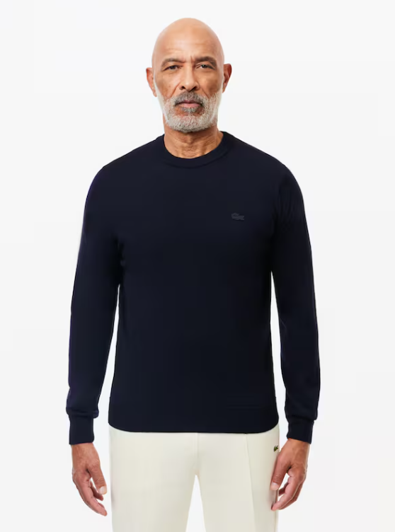 Camel wollen ronde hals trui Lacoste - AH1969-43/SIX