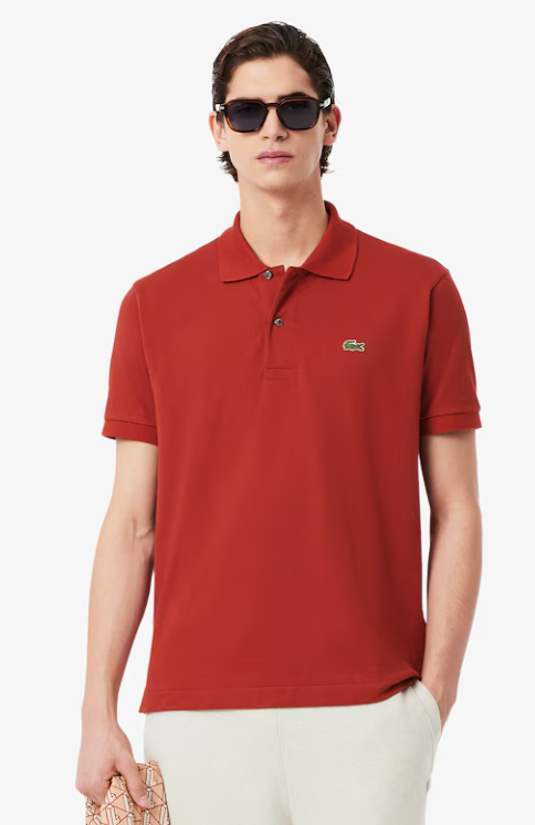 Red classic fit cotton polo Lacoste - L1212-51/AFS – Dhaene Tailor