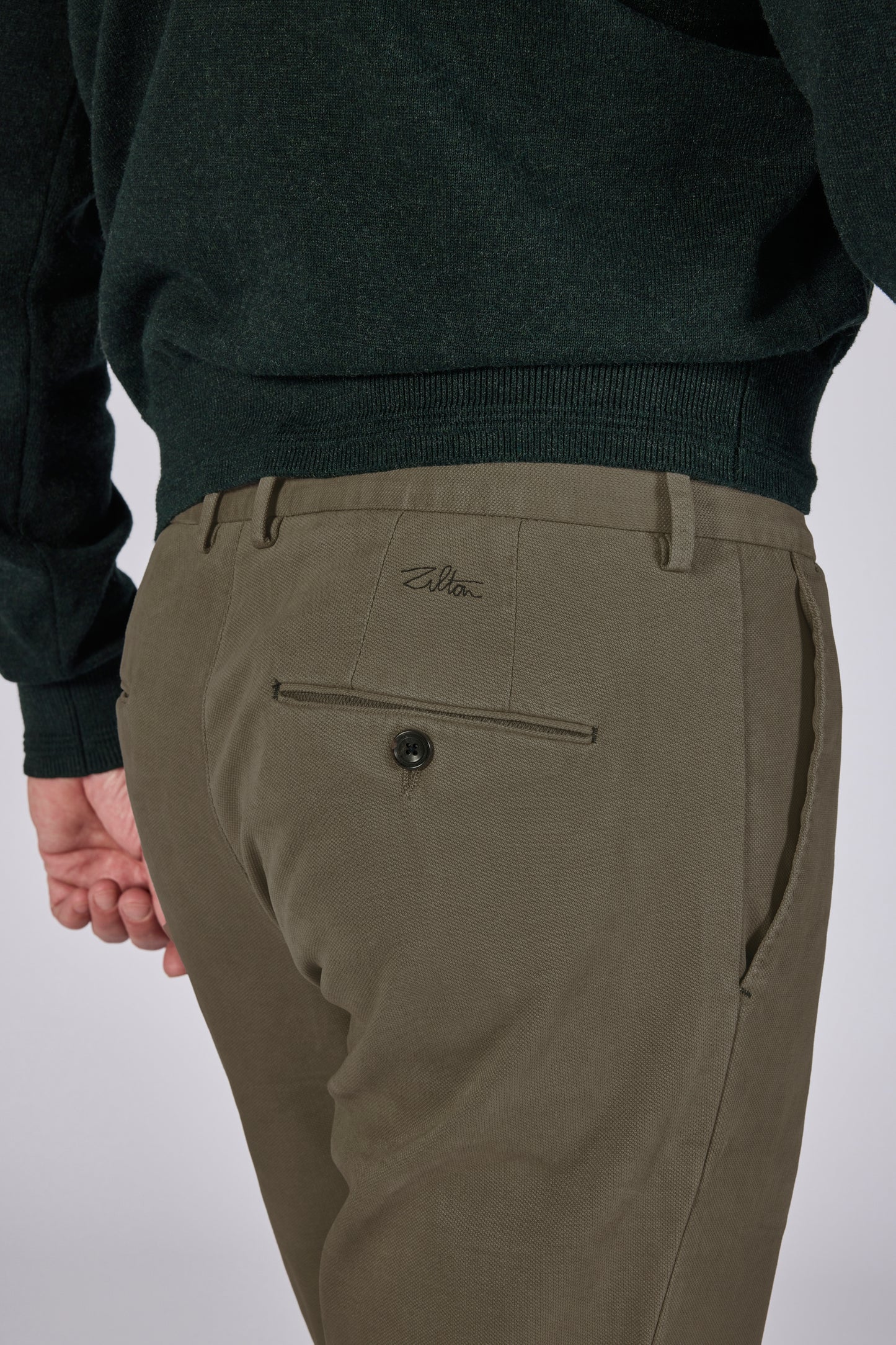 Cognac regular fit trousers Zilton - Magnus-A 24/460