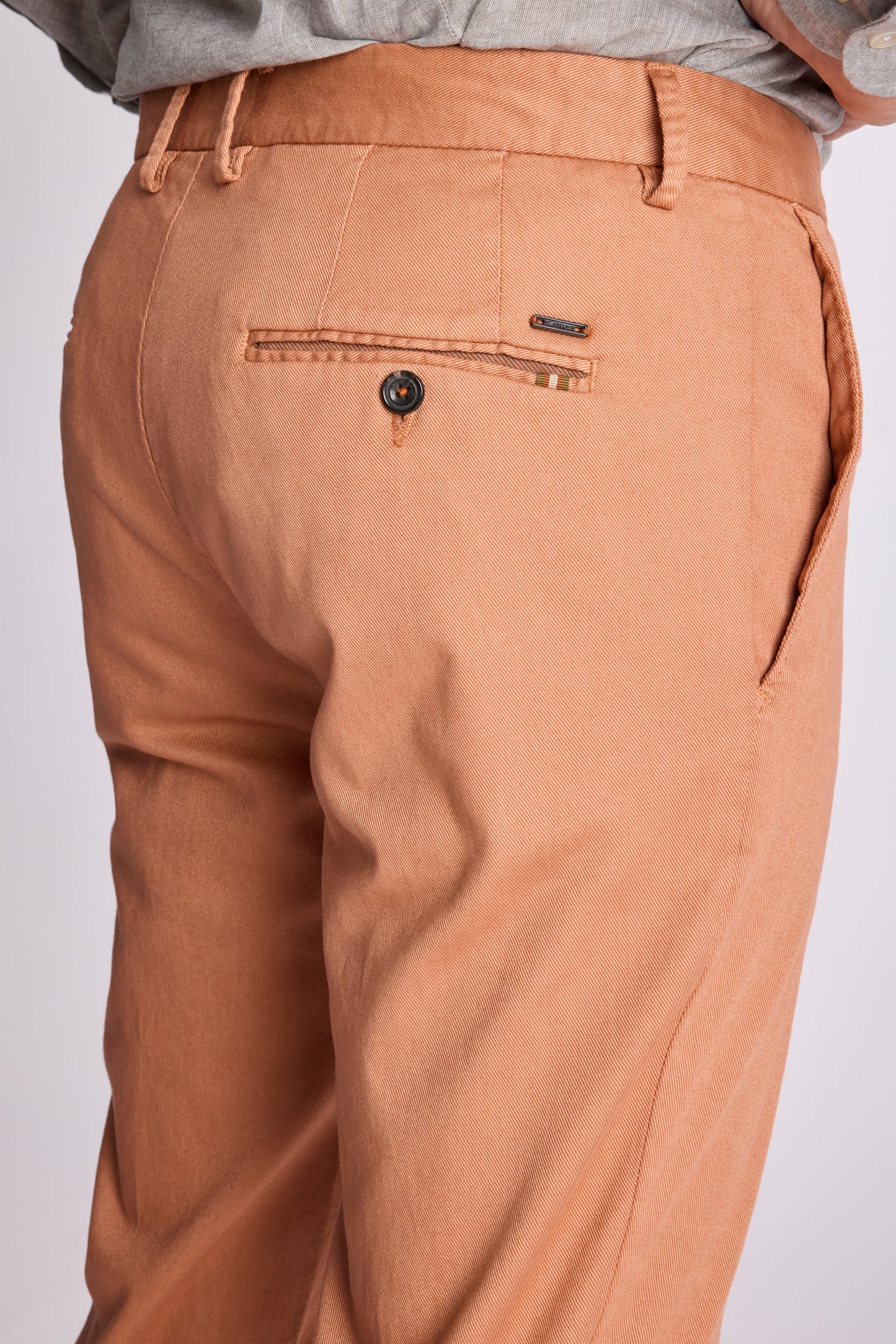 Blauwe katoenen regular fit broek Zilton - Magnus-A 32/321