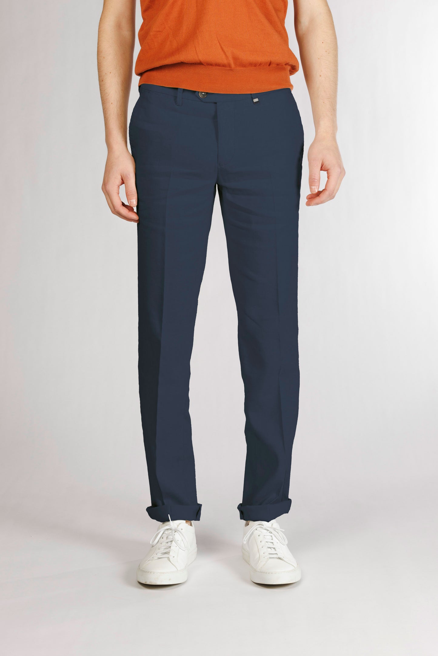Chalk structured regular fit trousers Zilton - Magnus 59/200