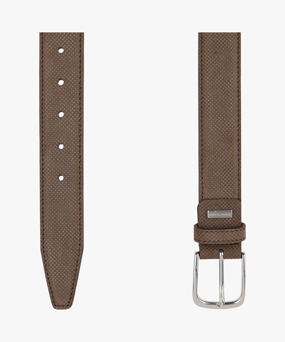Taupe suède riem Profuomo - PPVR30003F