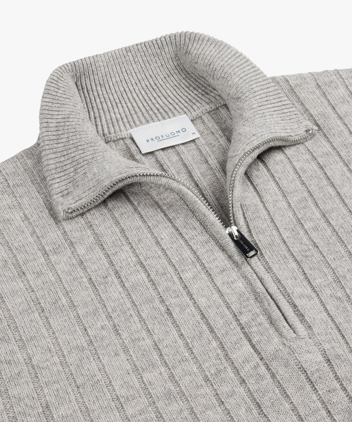 Navy woolen zip pullover Profuomo - PPWJ30019C-E