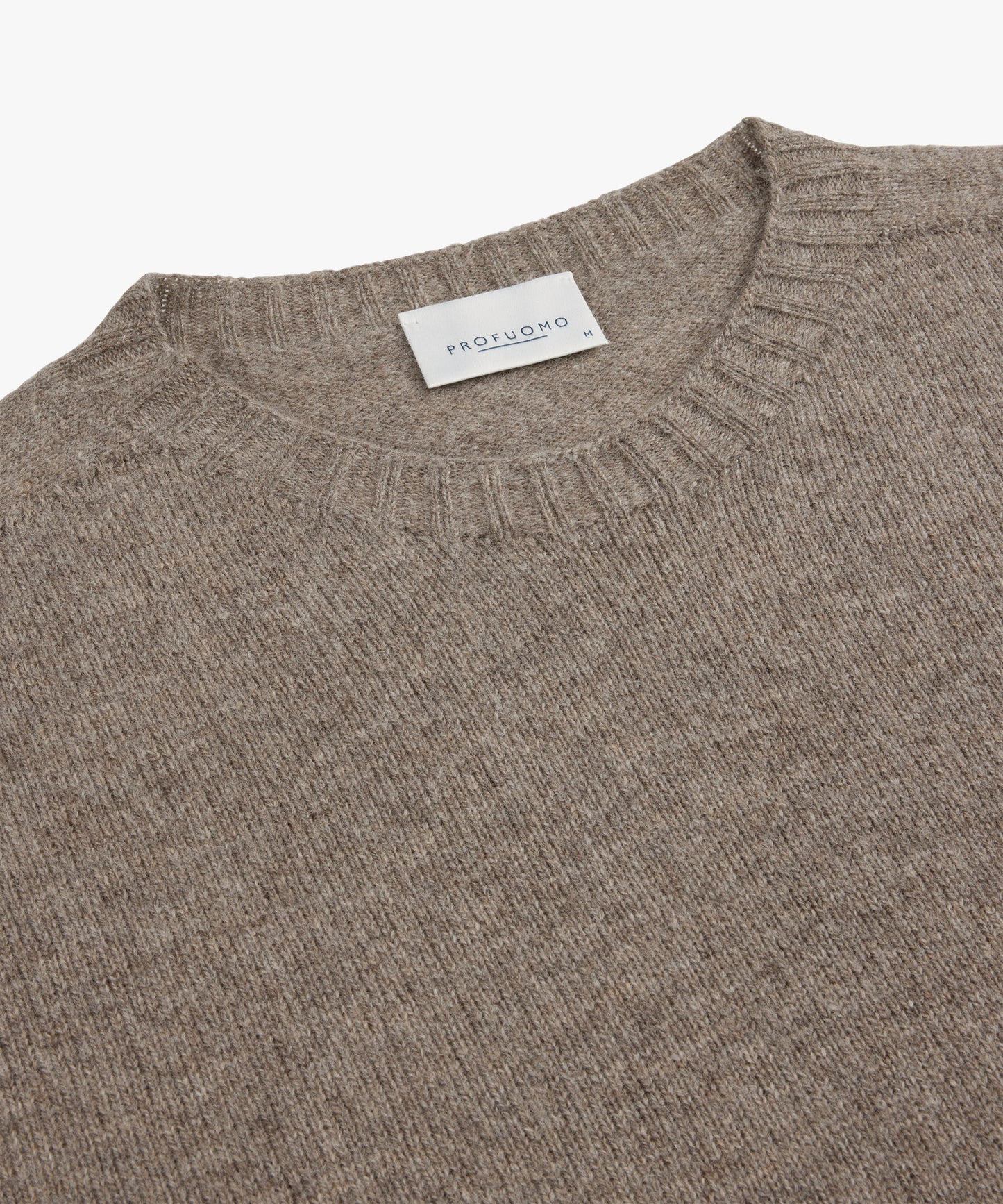 Navy wool-cashmere crew neck pullover Profuomo - PPWJ30044A-C-D