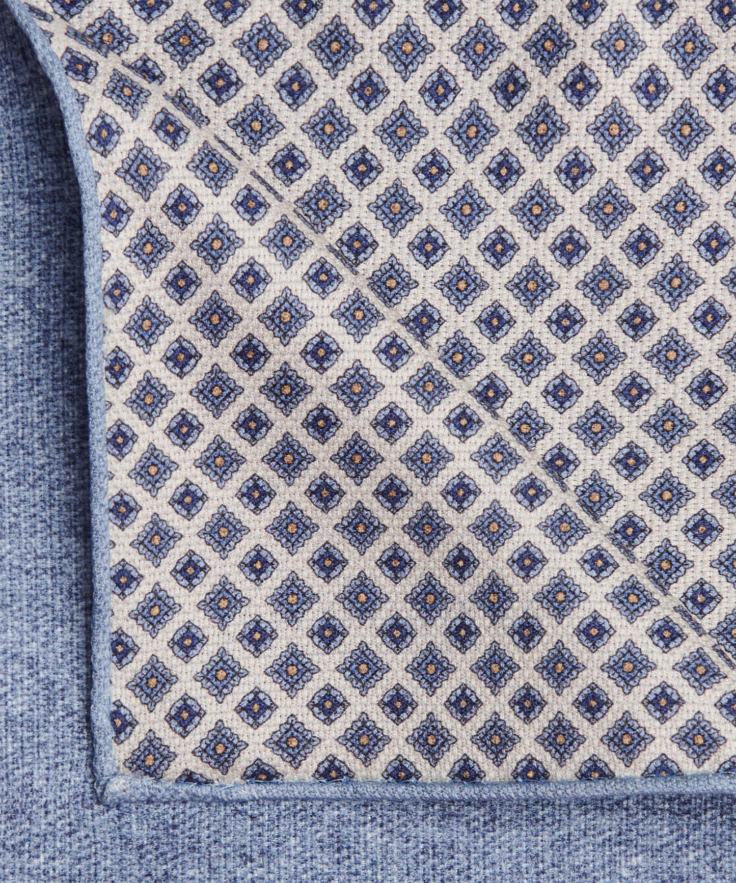 Beige silk pocket square Profuomo - PPWN30065A-B