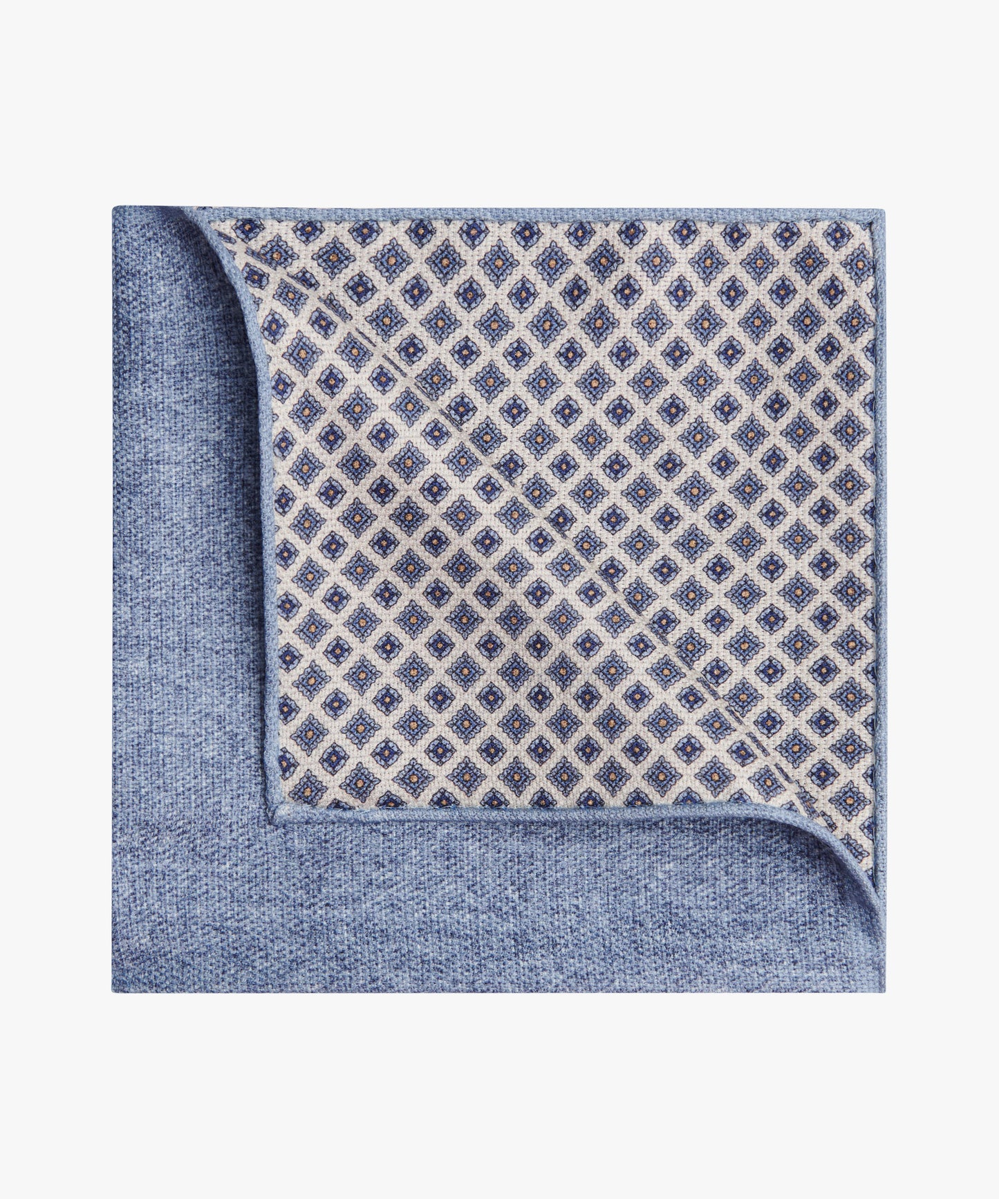 Beige silk pocket square Profuomo - PPWN30065A-B