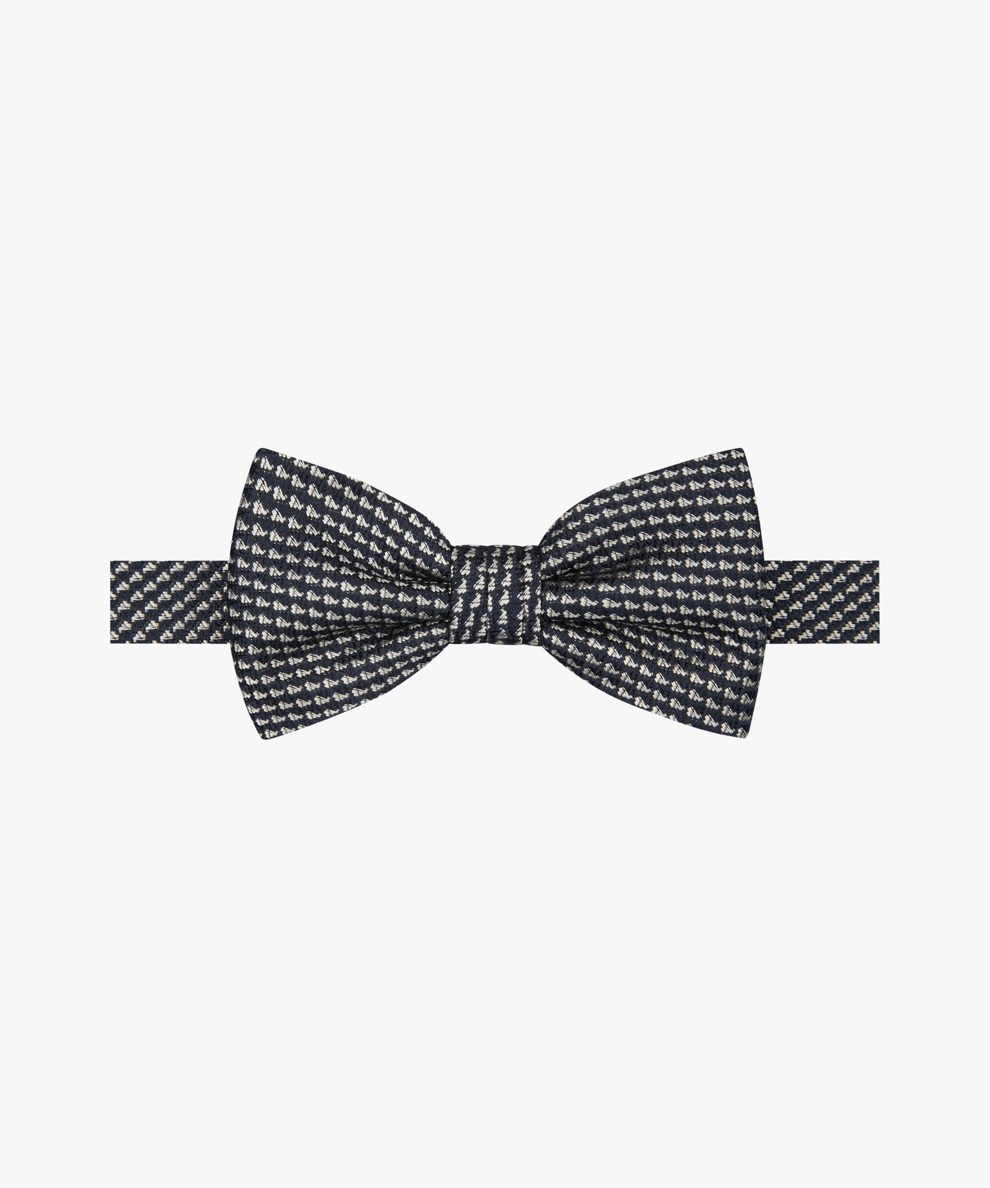 Beige silk bowtie with print Profuomo - PPXV30009B-C