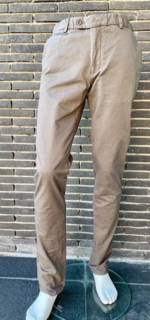 Taupe cotton regular fit trousers Per Steff - Dangio 1587/834