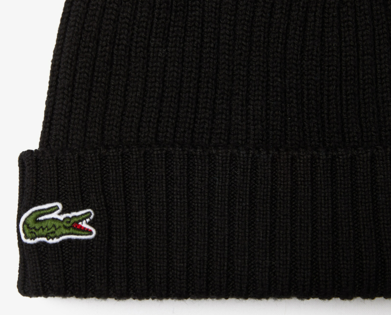 Blue woolen beanie Lacoste - RB0001/HBP