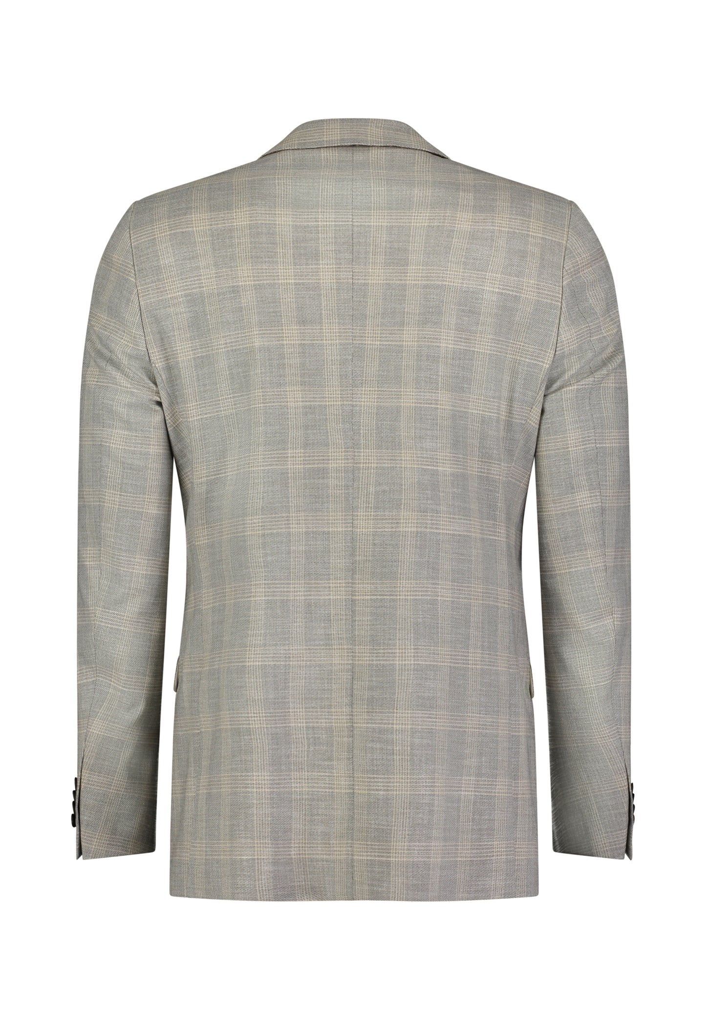 Light green chekered regular fit suit Roy Robson - 02111/H250
