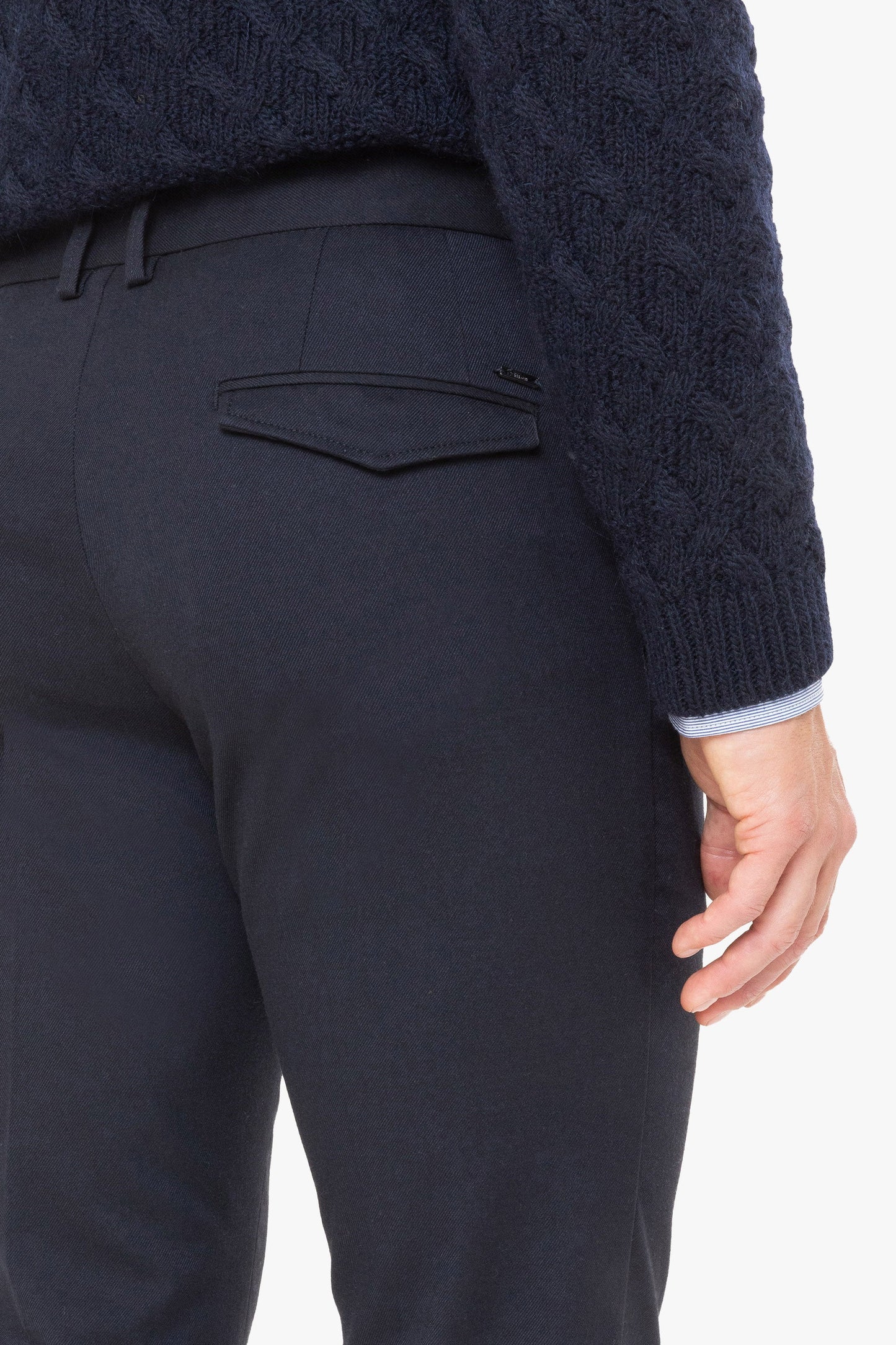 Navy slim fit broek Zilton - Sidney-D 33/393