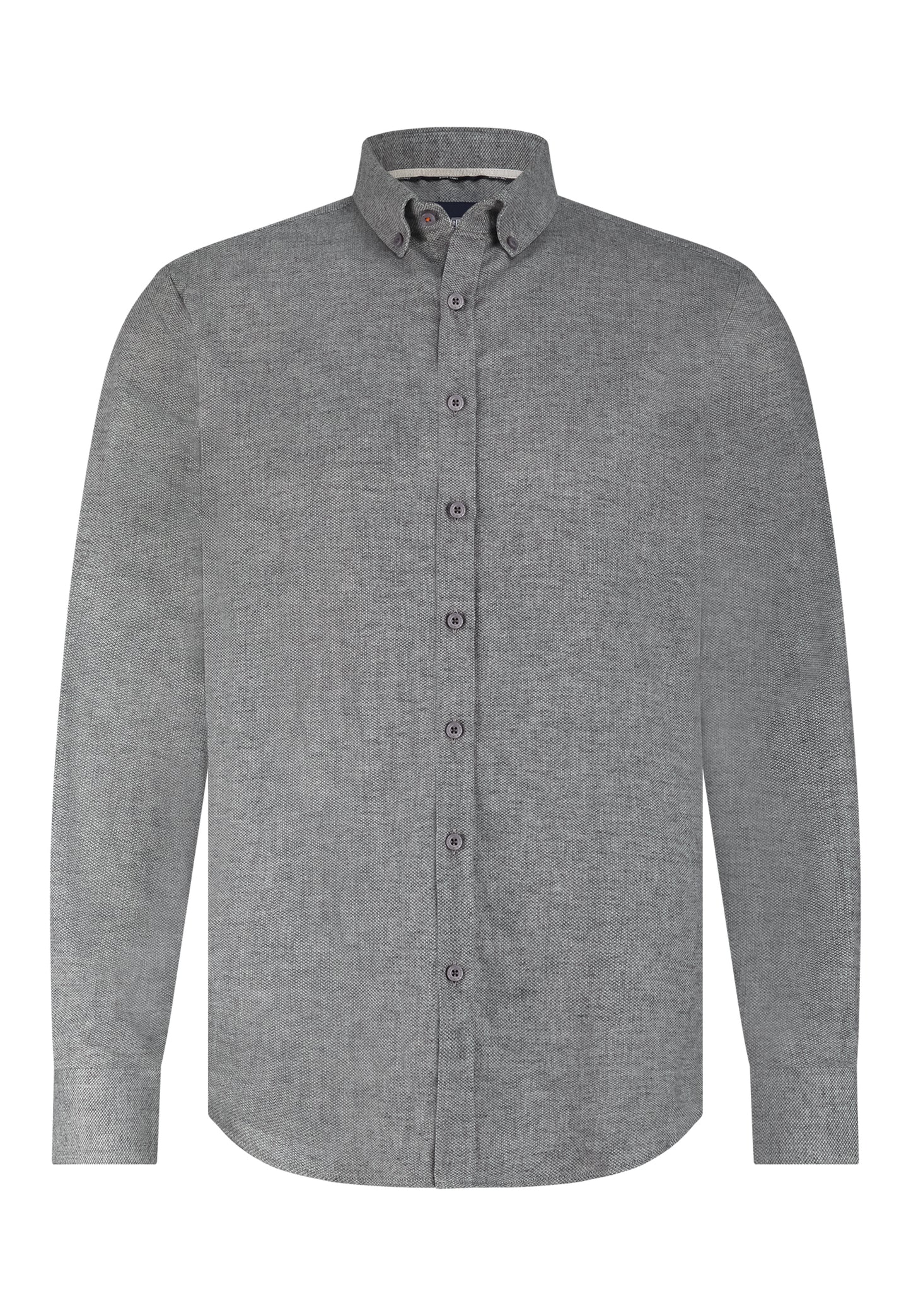 Grey cotton regular fit shirt State of Art - 25278/9500