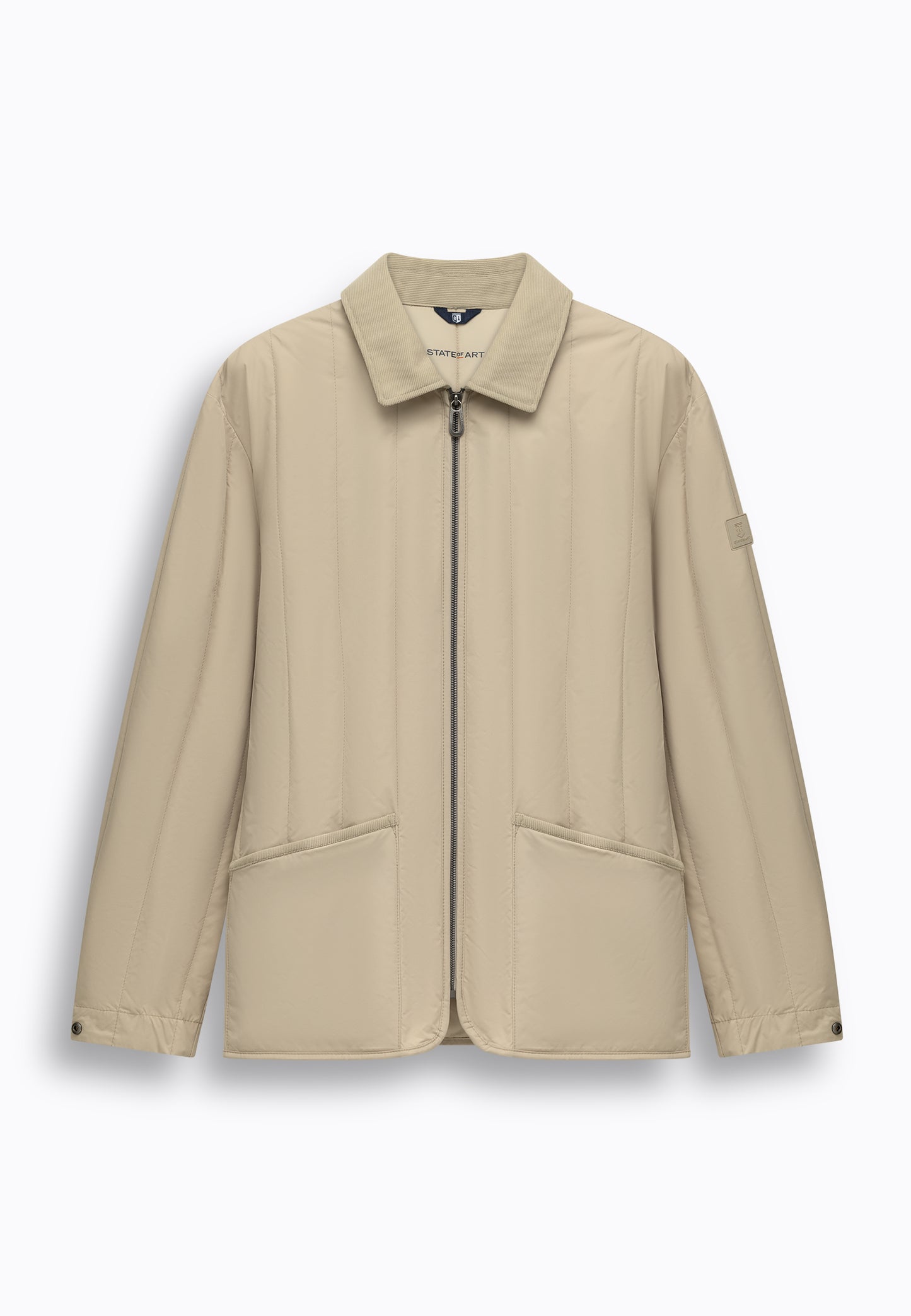Beige short outdoor jacket State of Art - 16859/1500