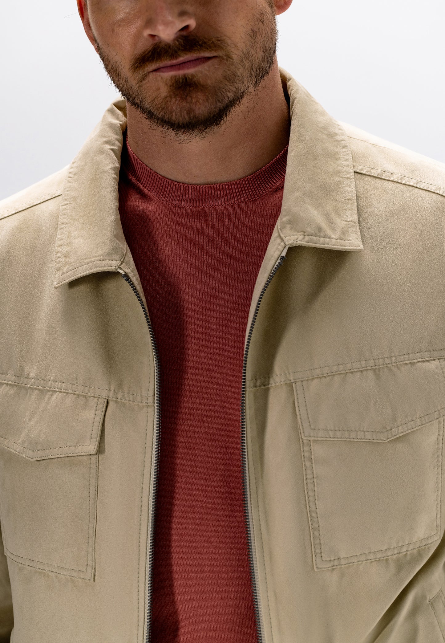 Beige bomberjack State of Art - 16866/1500