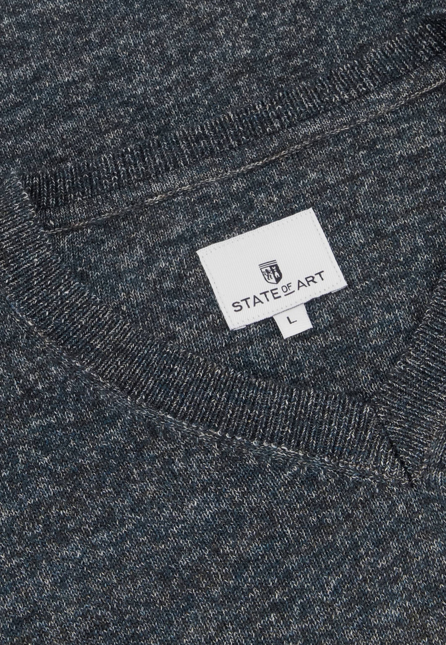 Petrol V-neck pullover State of Art - 23069/5517