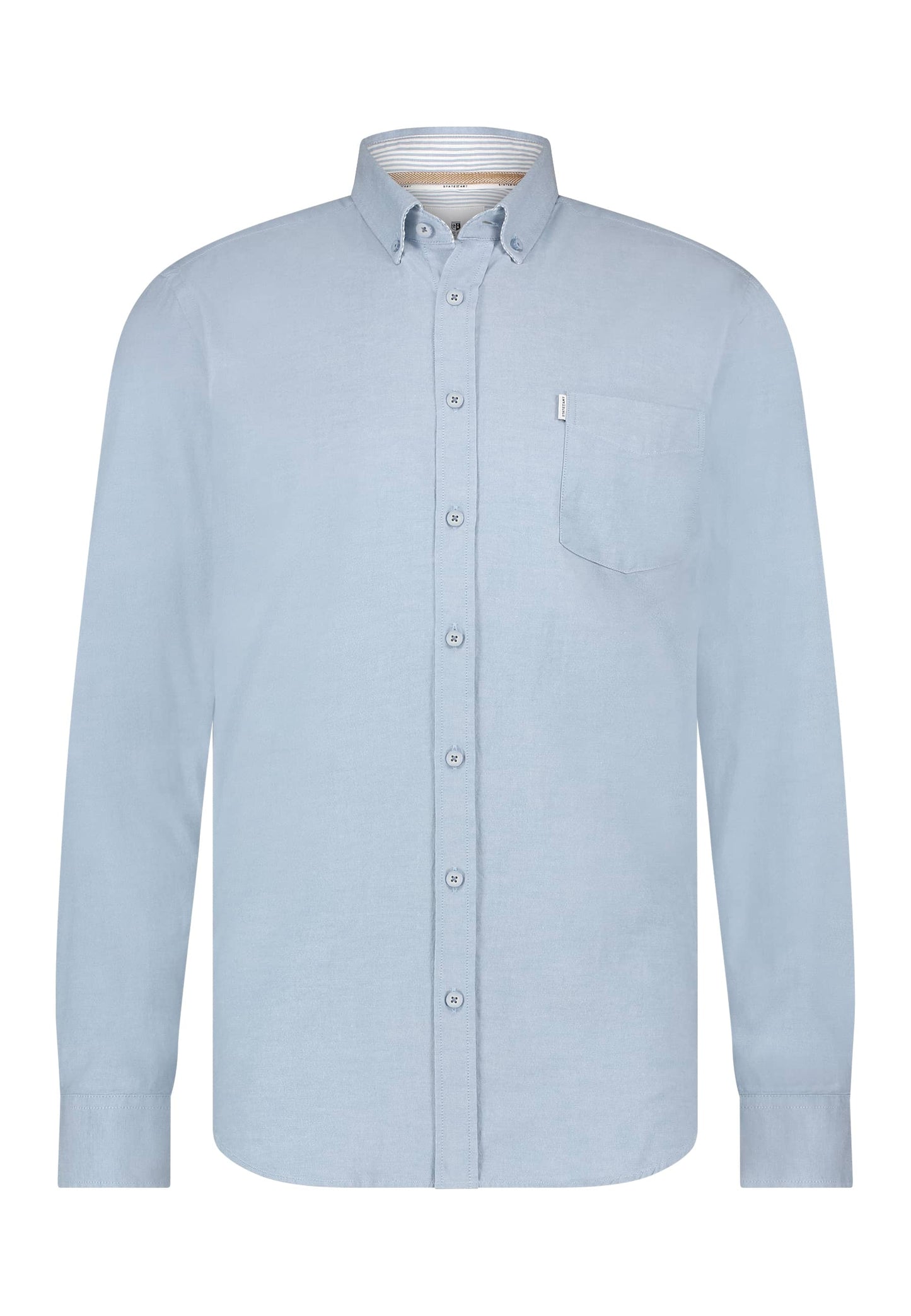 Blue regular fit cotton shirt State of Art - 15322/1156