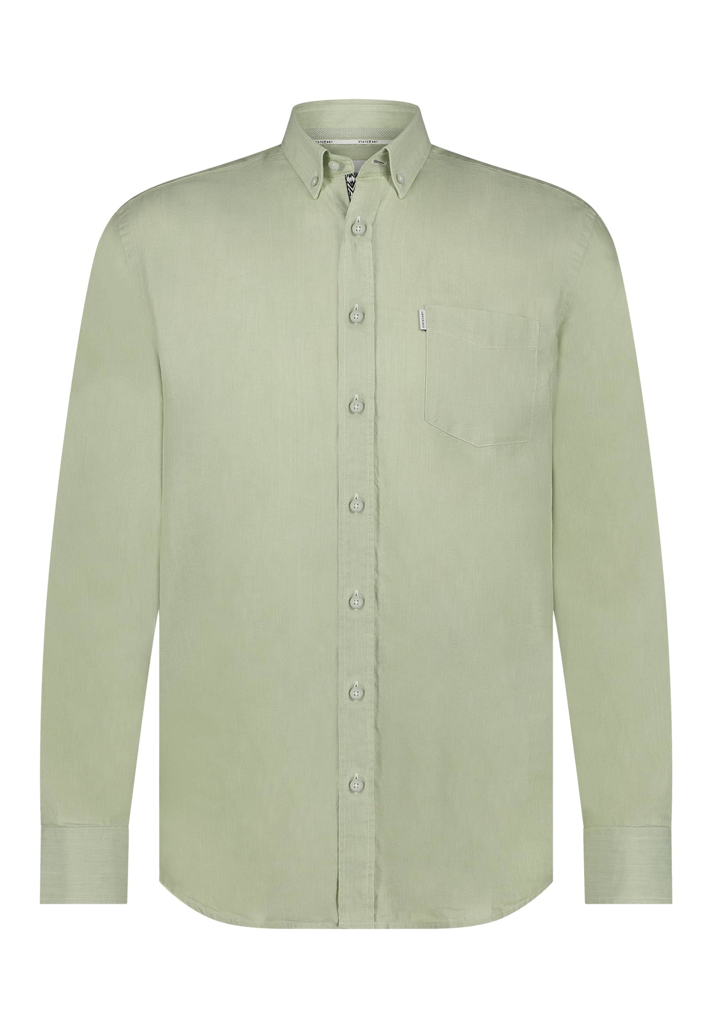 Green regular fit shirt State of Art - 15276/3611