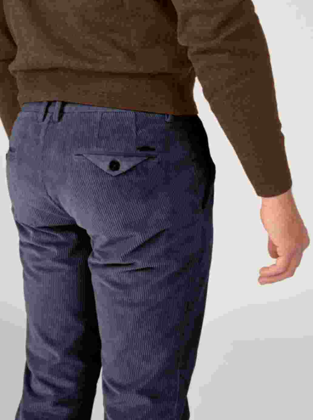 Beige corduroy regular fit trousers Zilton - Magnus-P 53/420
