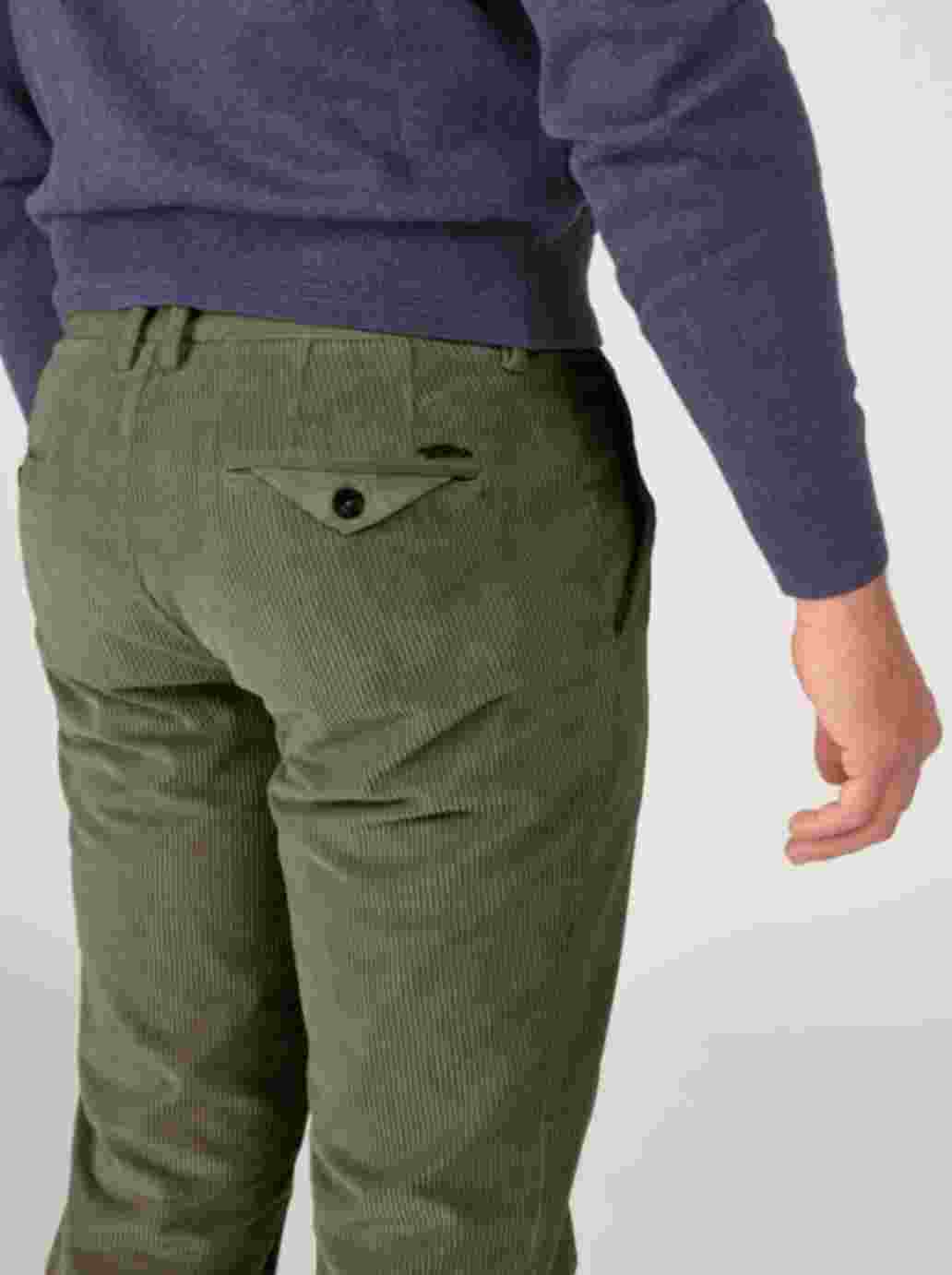Beige corduroy regular fit trousers Zilton - Magnus-P 53/420