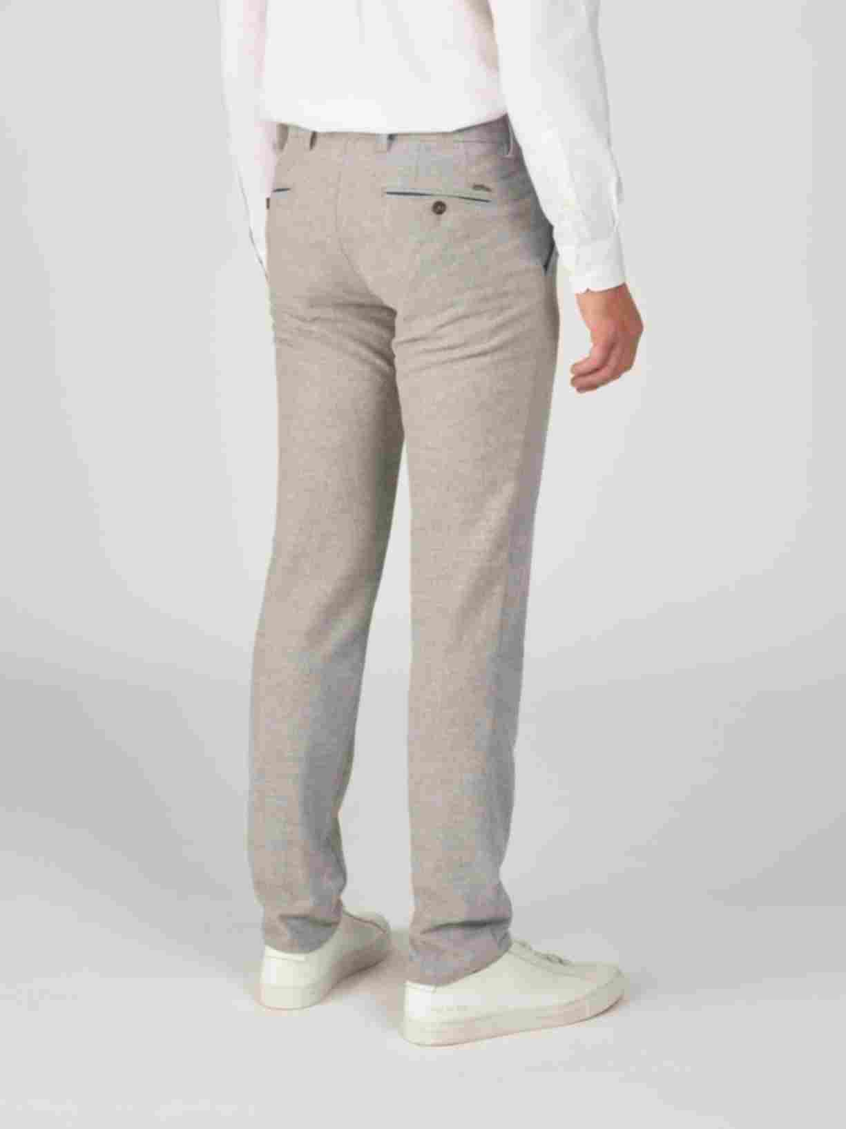 Light grey regular fit trousers Zilton - Magnus-A 70/204