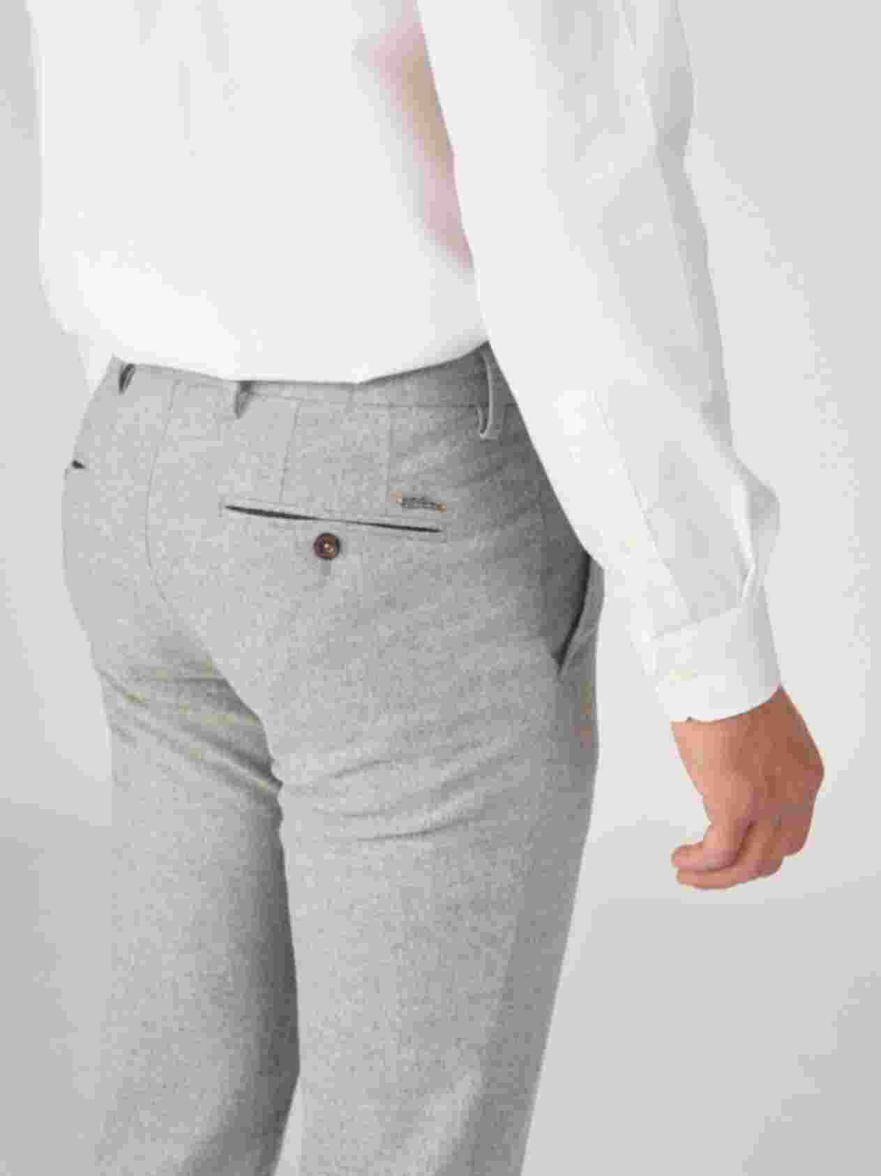 Light grey regular fit trousers Zilton - Magnus-A 70/204