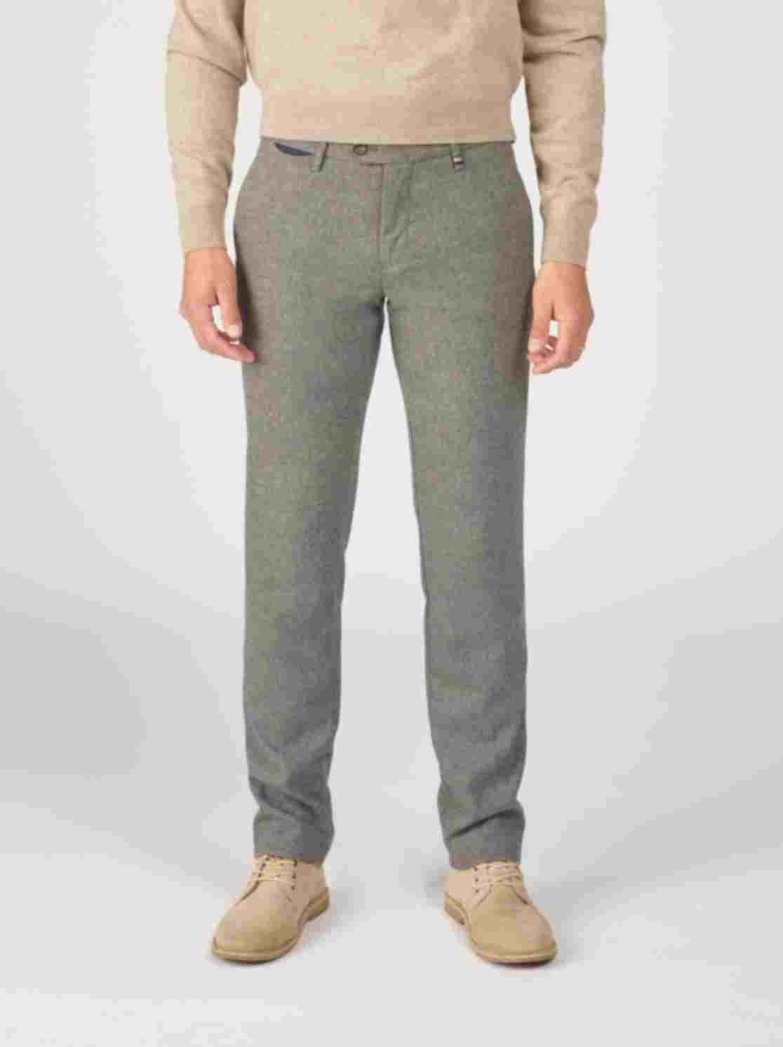Light grey regular fit trousers Zilton - Magnus-A 70/204