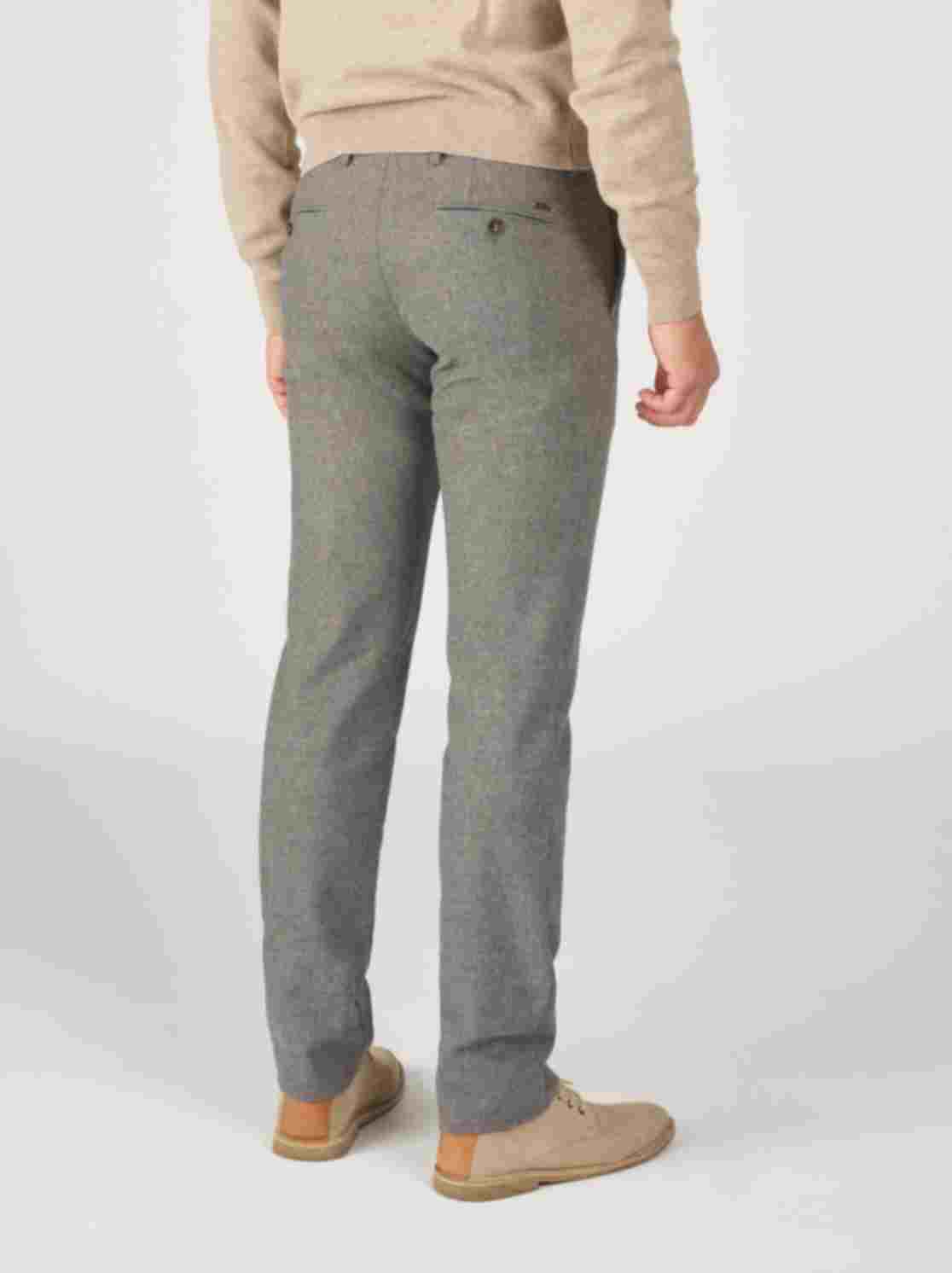 Light grey regular fit trousers Zilton - Magnus-A 70/204