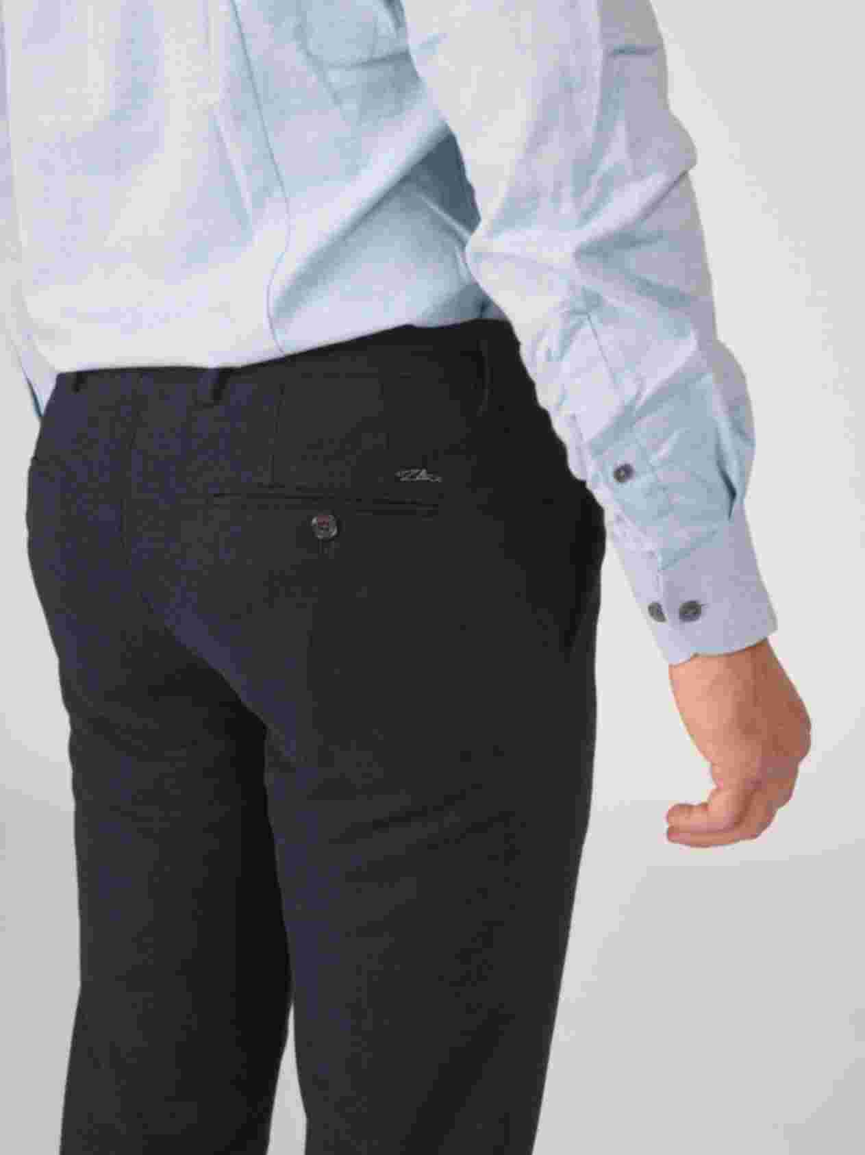 Light grey regular fit trousers Zilton - Magnus-A 70/204