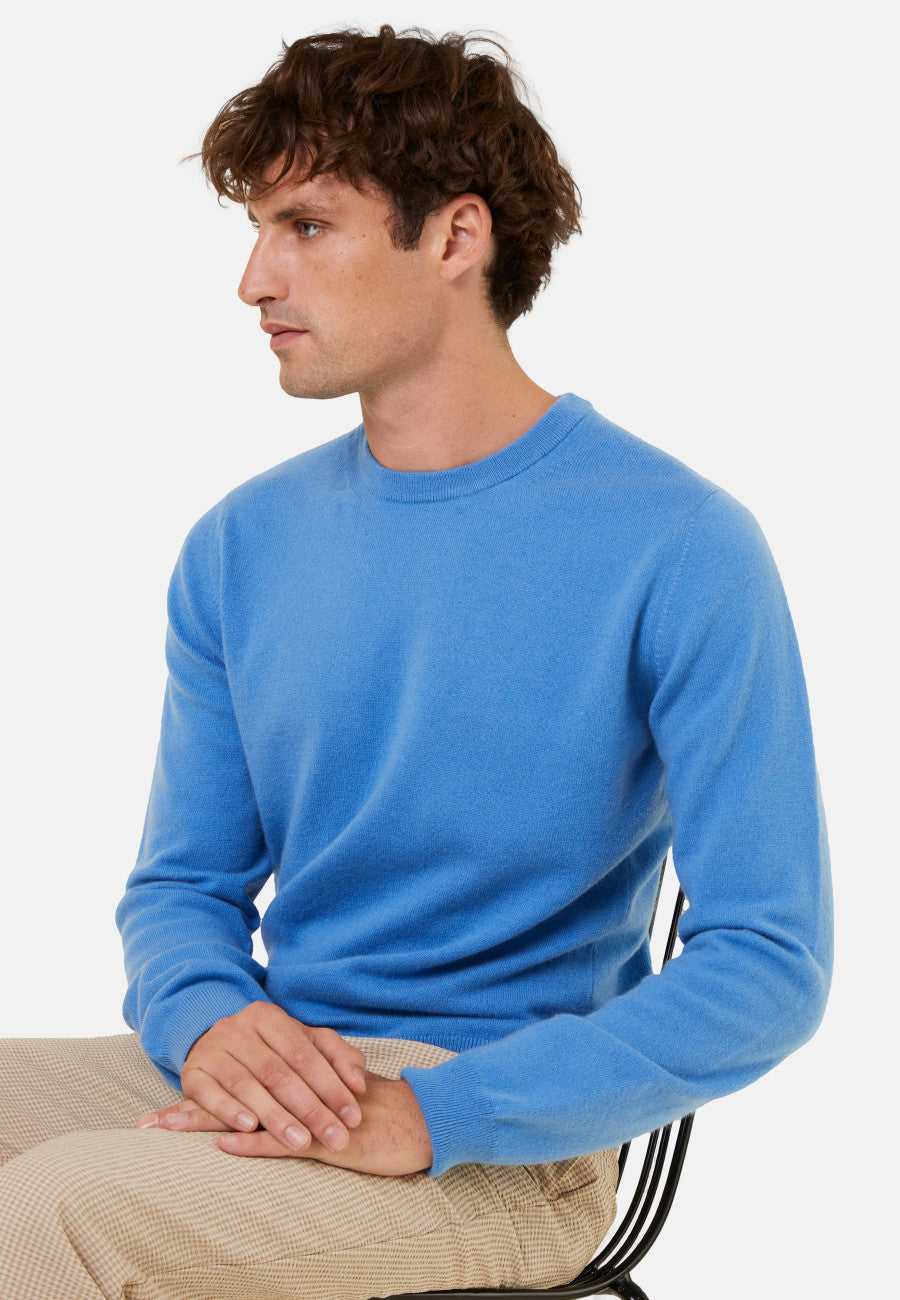 Sand cashmere crew neck Montagut - 622216/8221