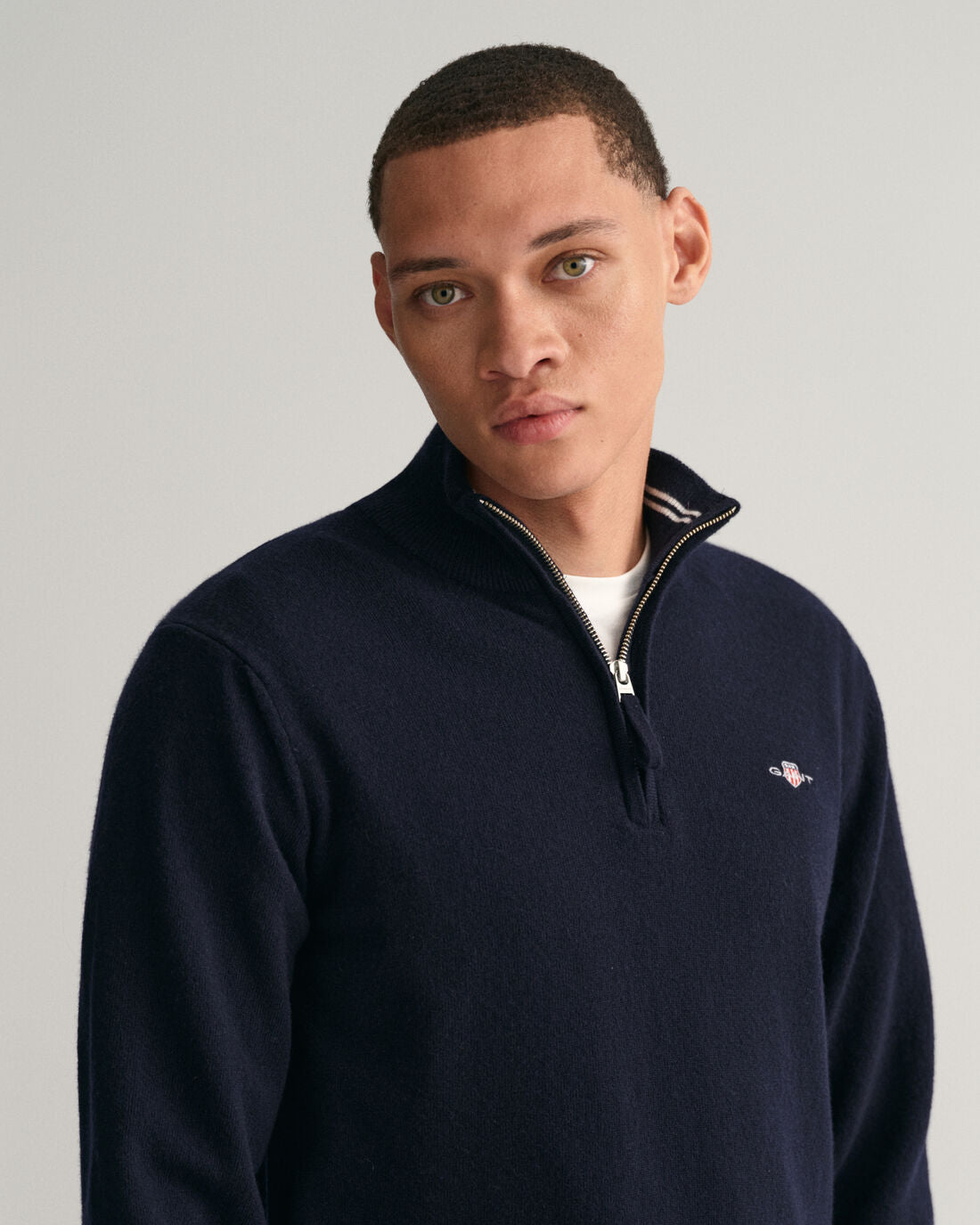 Sand woolen half zip pullover Gant - 87213/295