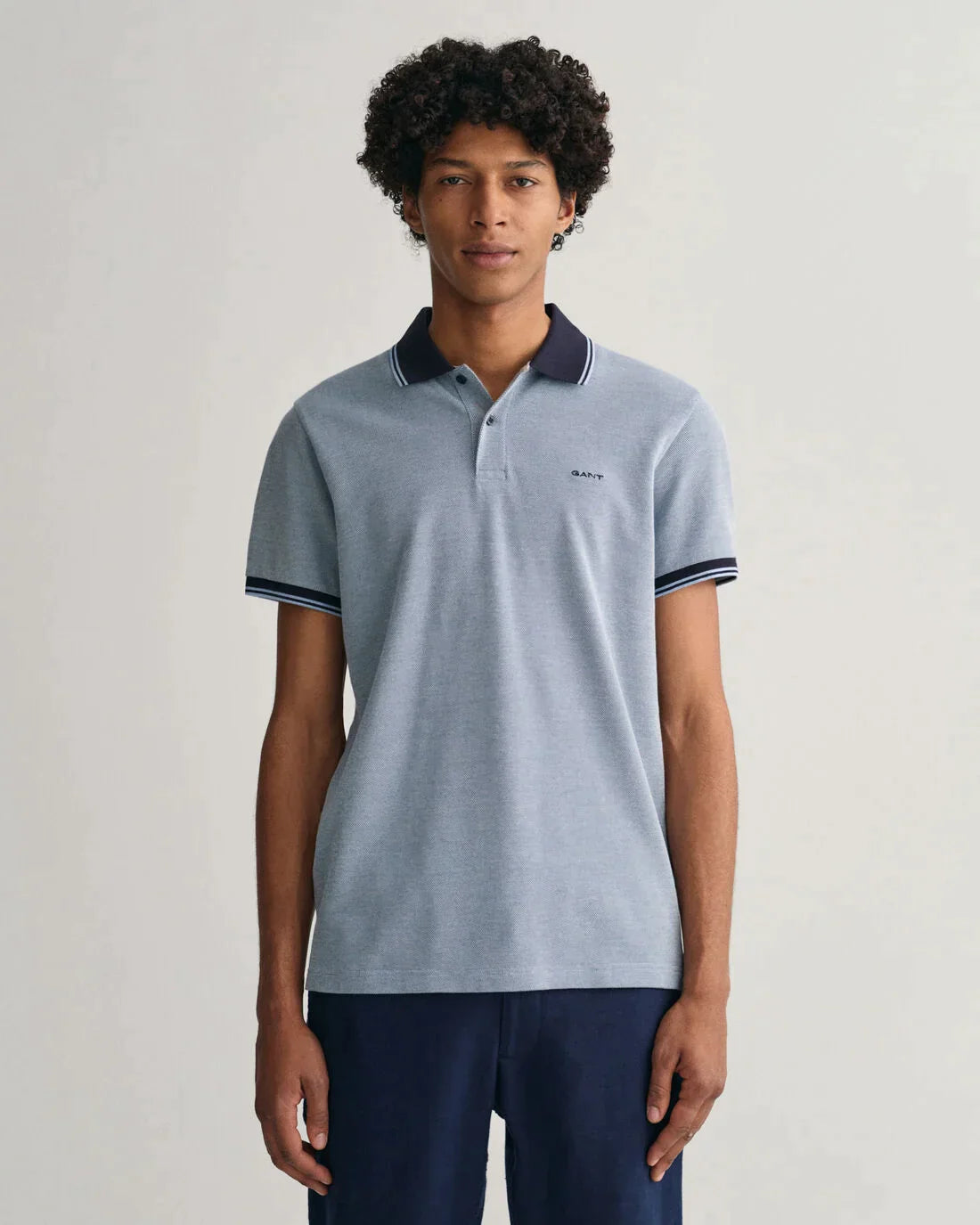 Orange structured cotton regular fit polo Gant - 2057029/860