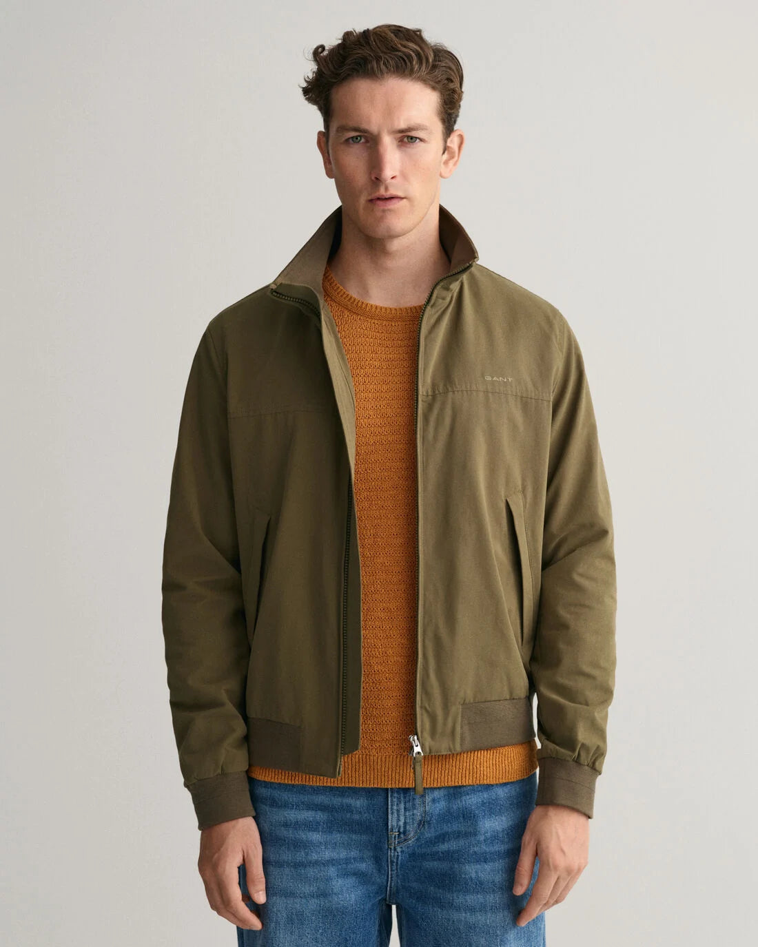 Groene korte outdoor jas Gant - 7006322/301