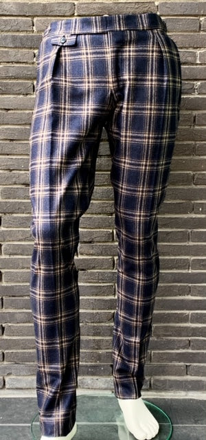 Beige checkered woolen trousers Atelier Noterman - 1229
