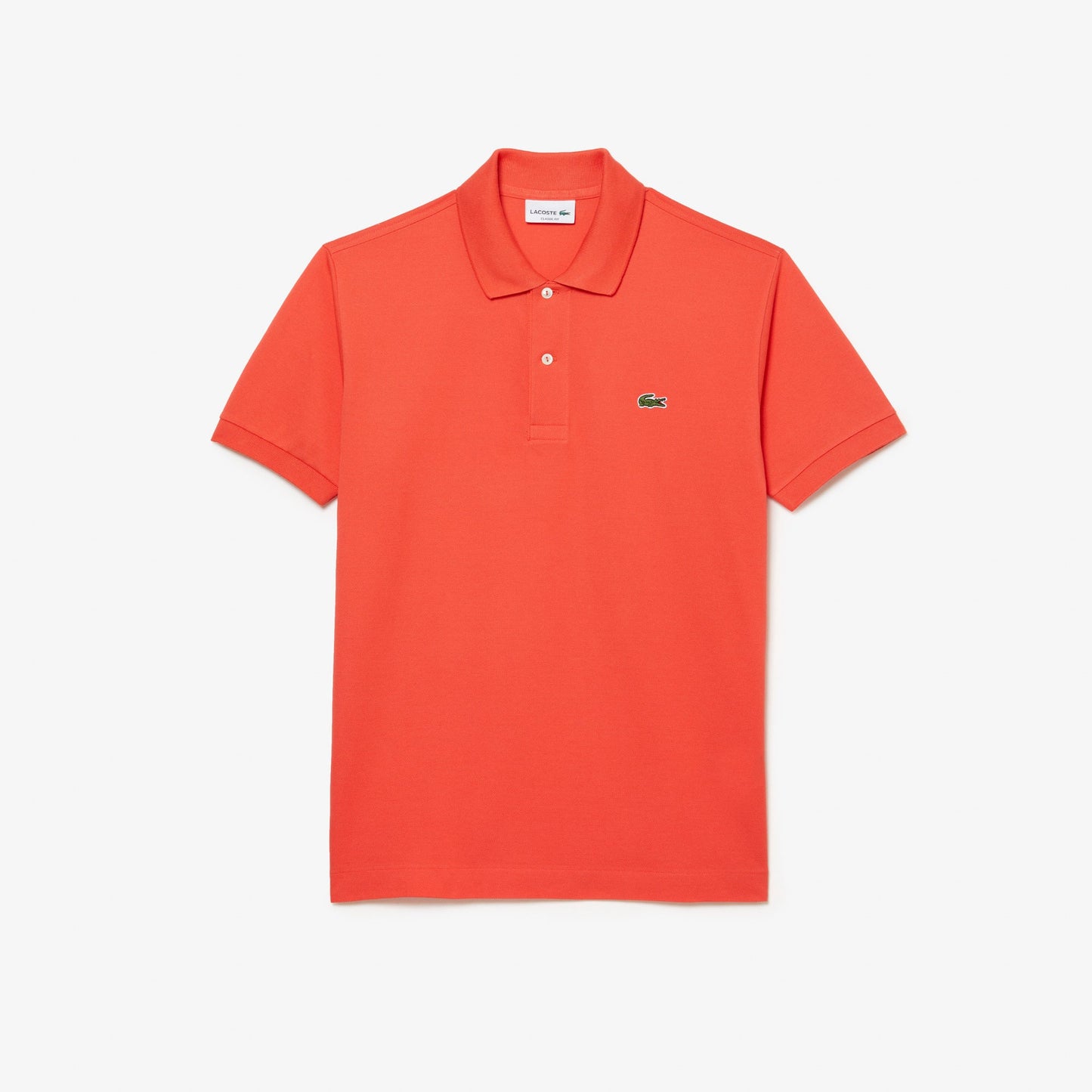 Oranje katoenen klassieke pasvorm polo Lacoste - L1212-31/02K