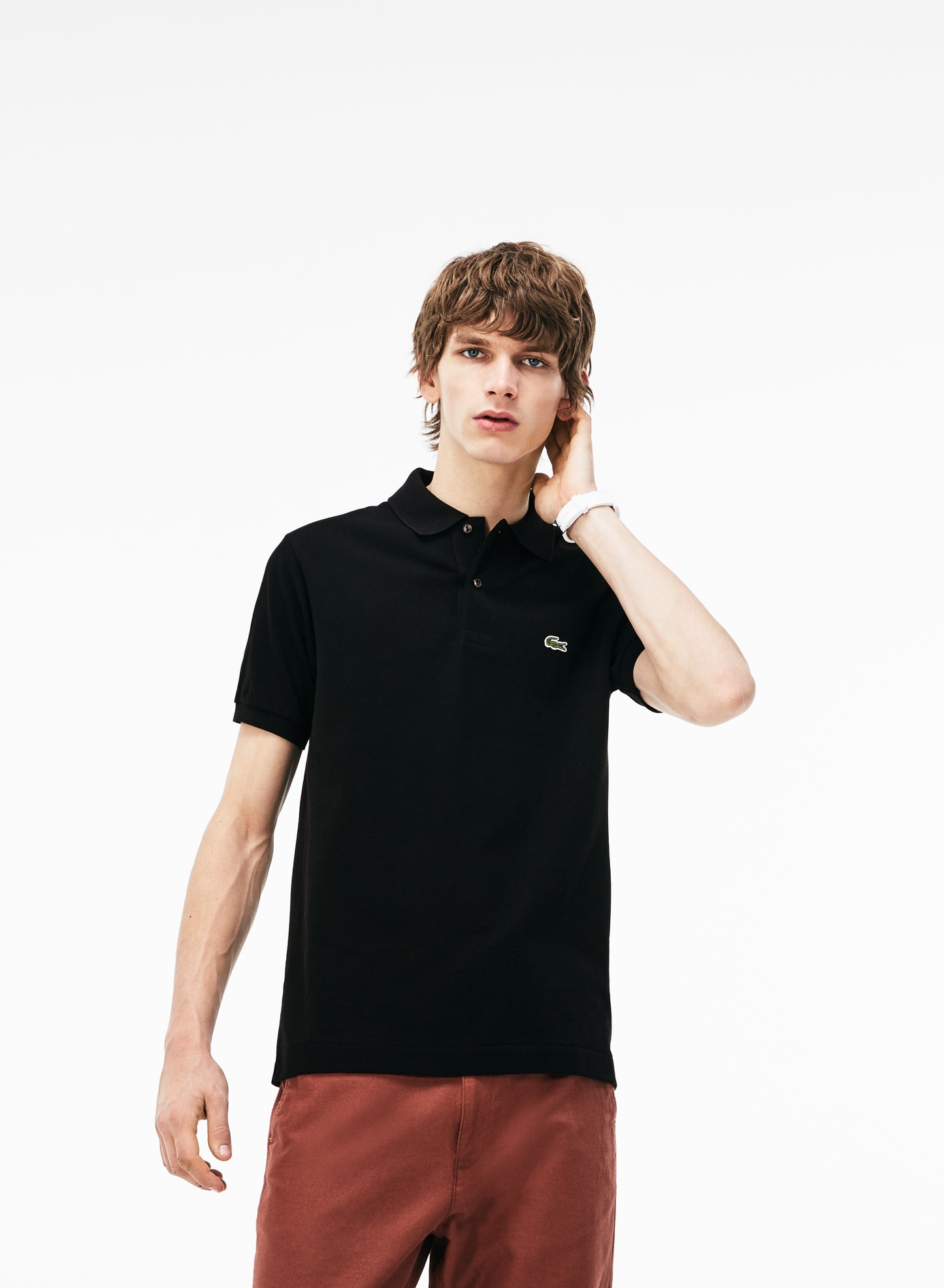 White cotton classic fit polo Lacoste - L1212/001