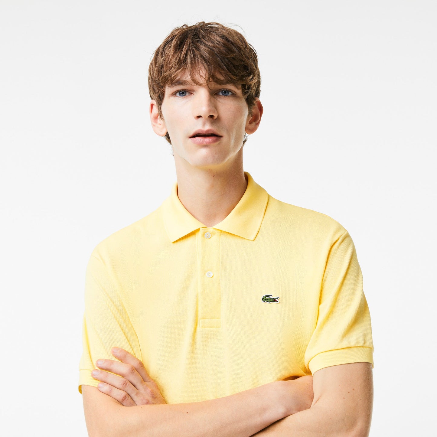 Oranje katoenen klassieke pasvorm polo Lacoste - L1212-31/02K