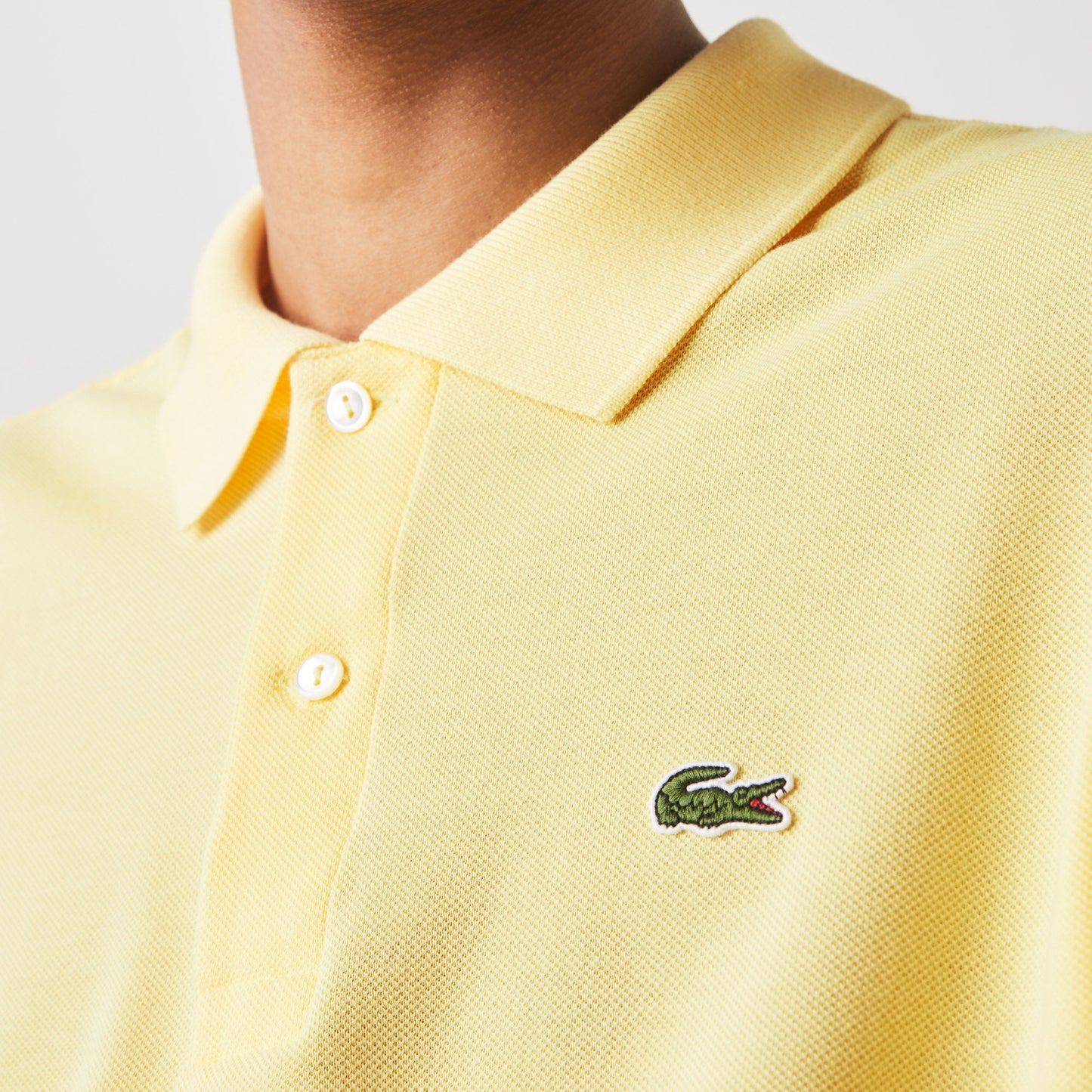 Oranje katoenen klassieke pasvorm polo Lacoste - L1212-31/02K