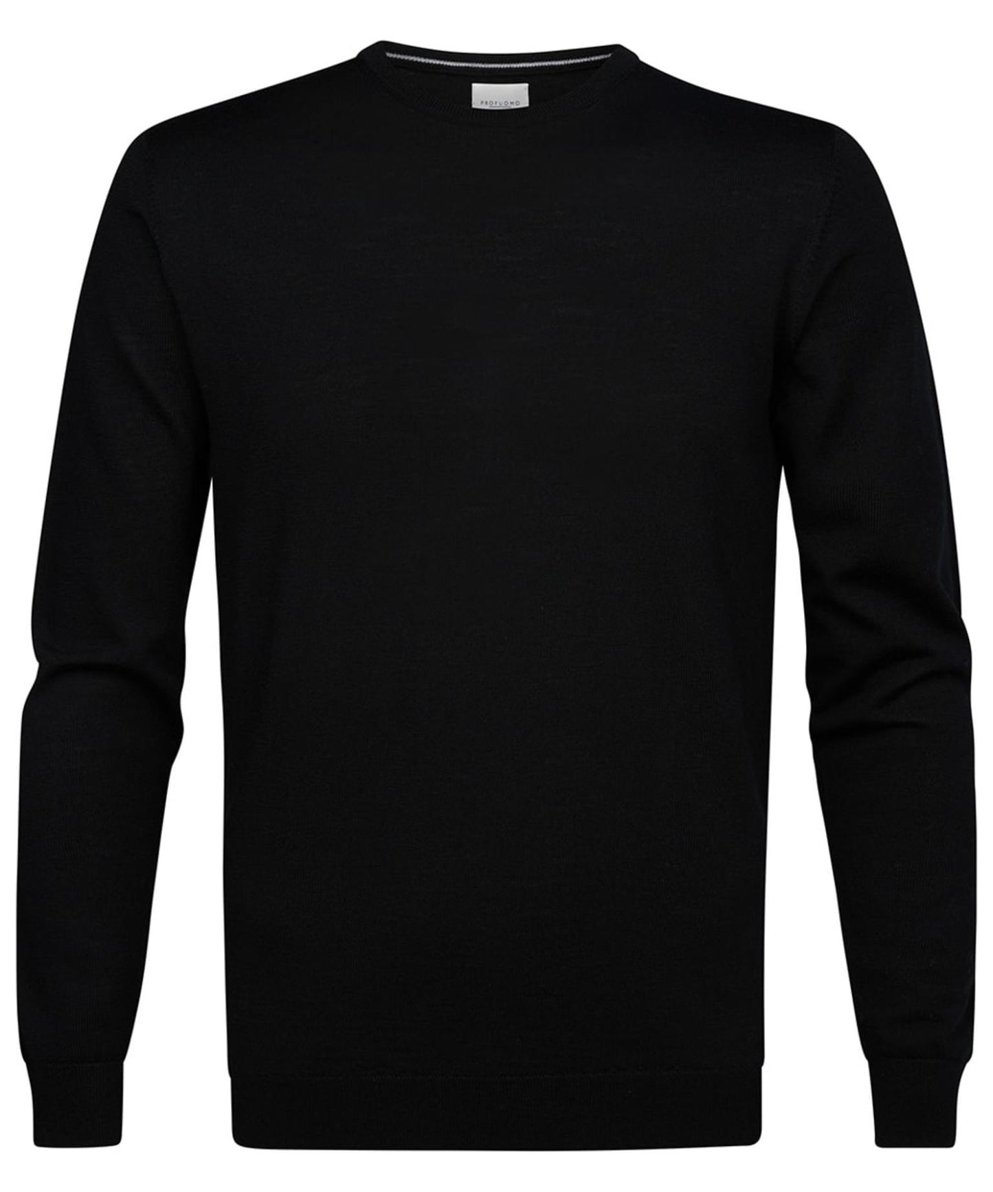 Dark grey woolen crew neck pullover Profuomo - PP2J00005A-B-C