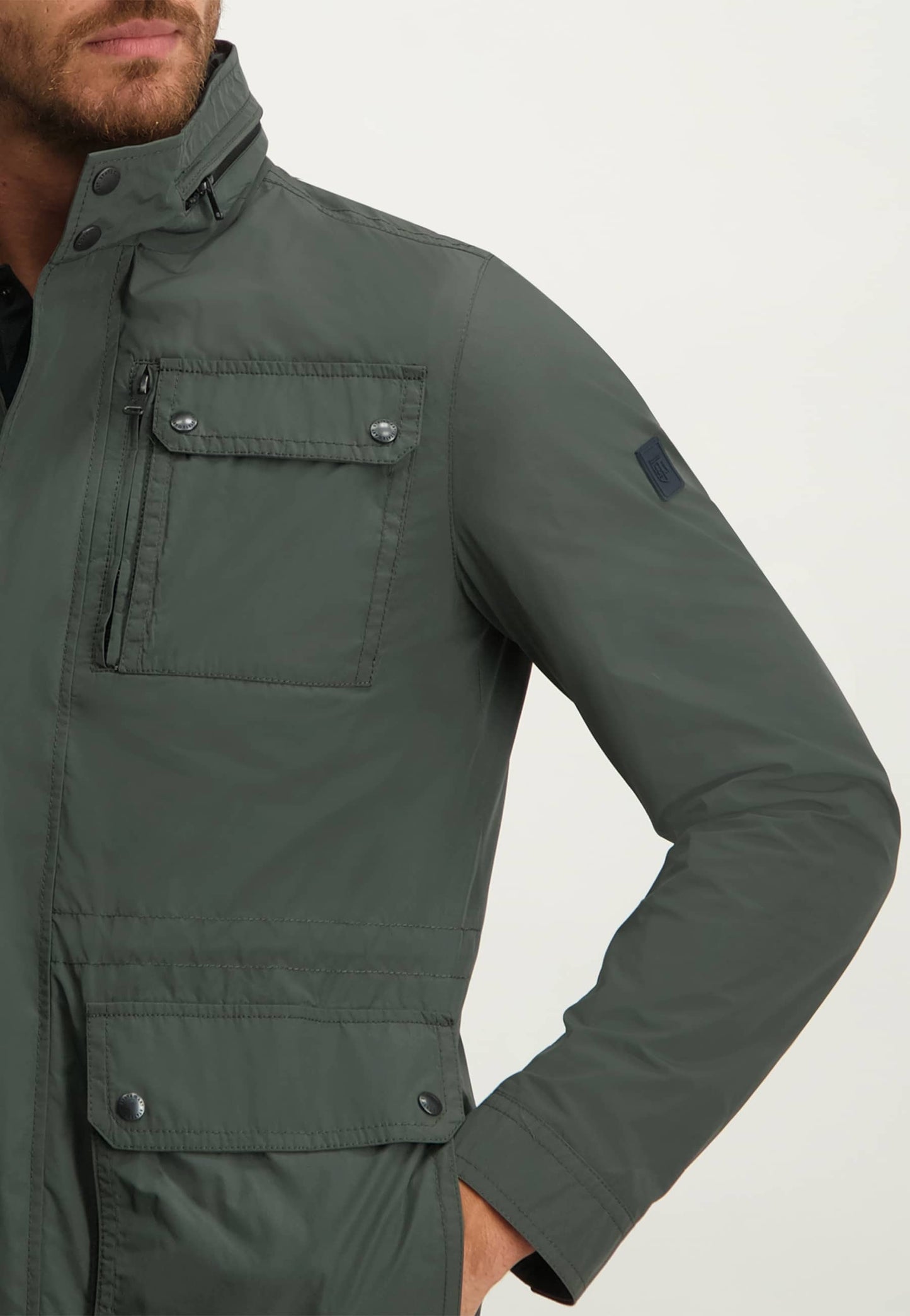 Groene lichte outdoor jas State of Art - 13832/3700